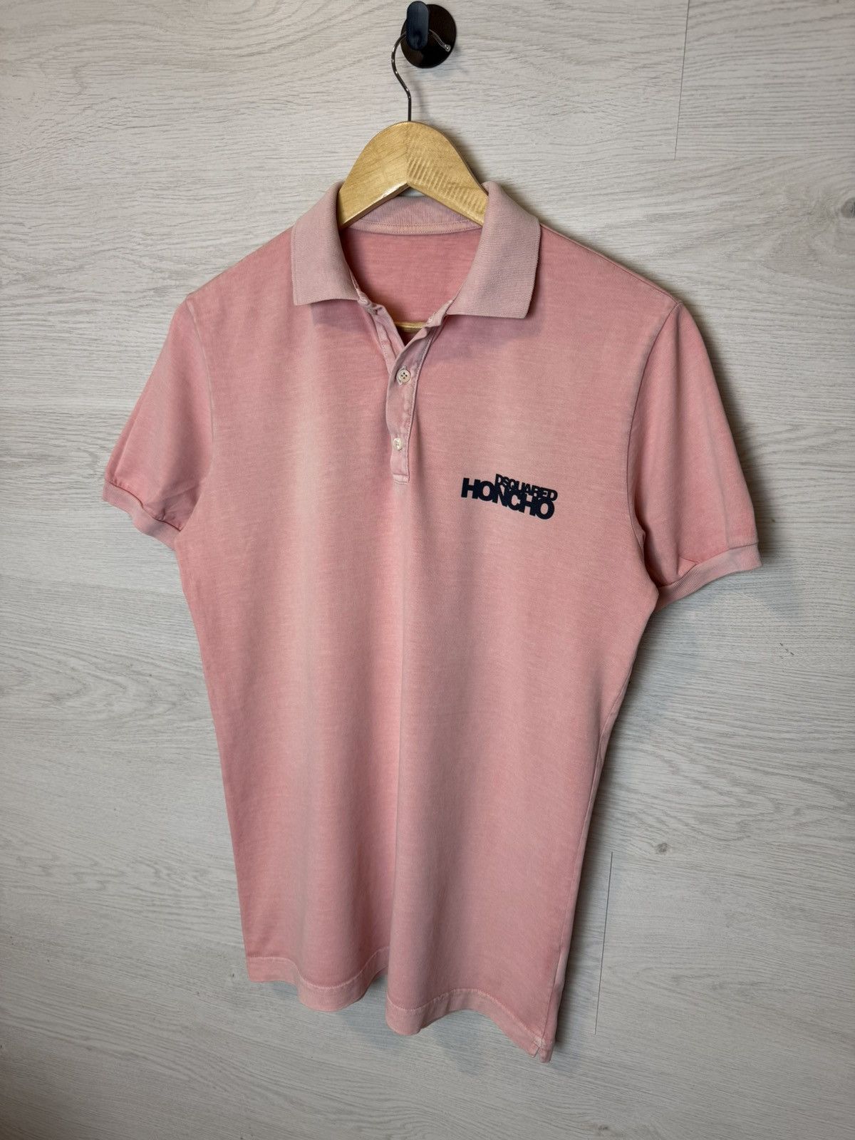 Dsquared2 Vintage Dsquared2 Pink Polo Tee Size US M / EU 48-50 / 2 - 2 Thumbnail