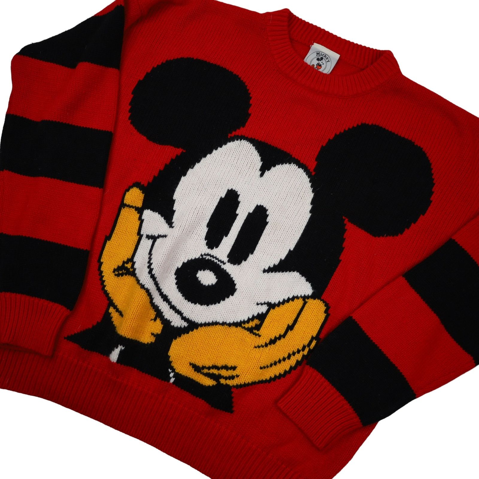Mickey Mouse × Vintage Vintage Mickey Co. Mickey Mouse Knit Sweater Size US S / EU 44-46 / 1 - 2 Thumbnail