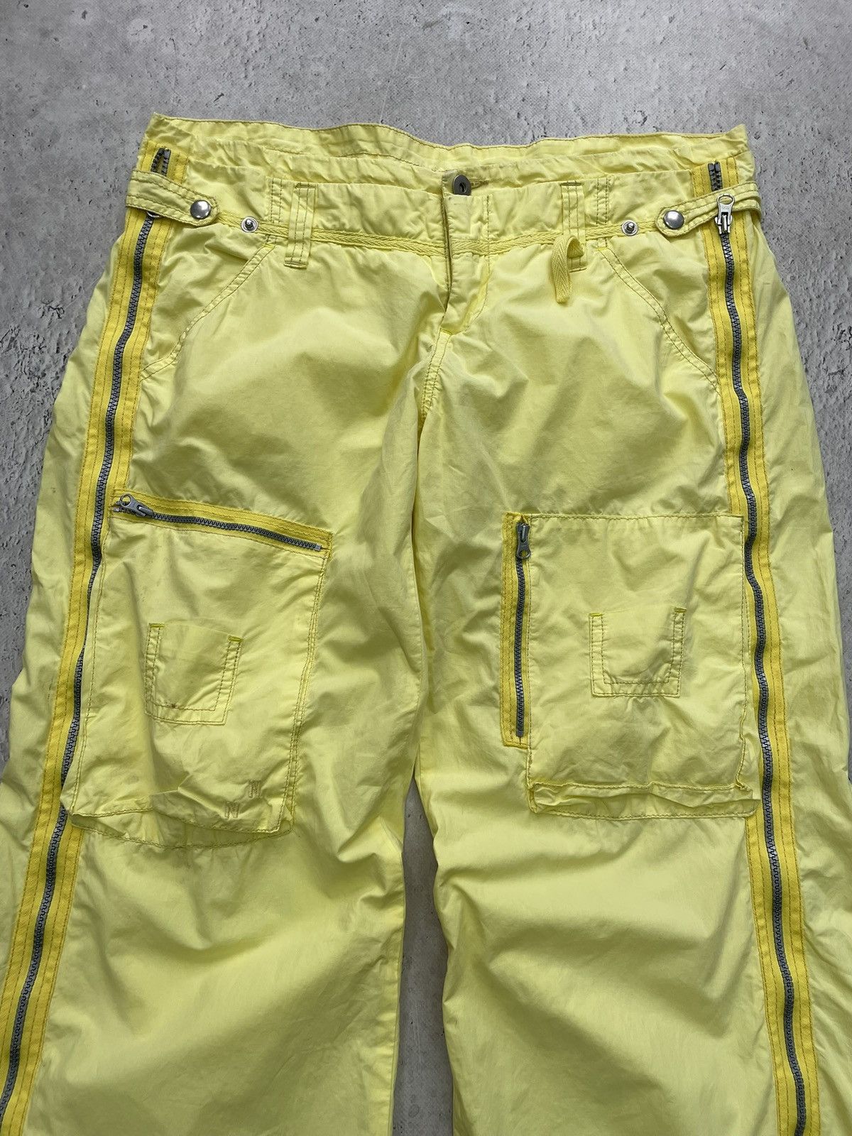 Tornado Mart Full Zipper y2k cargo japanese pants hype tornado mart style Size US 32 / EU 48 - 2 Thumbnail