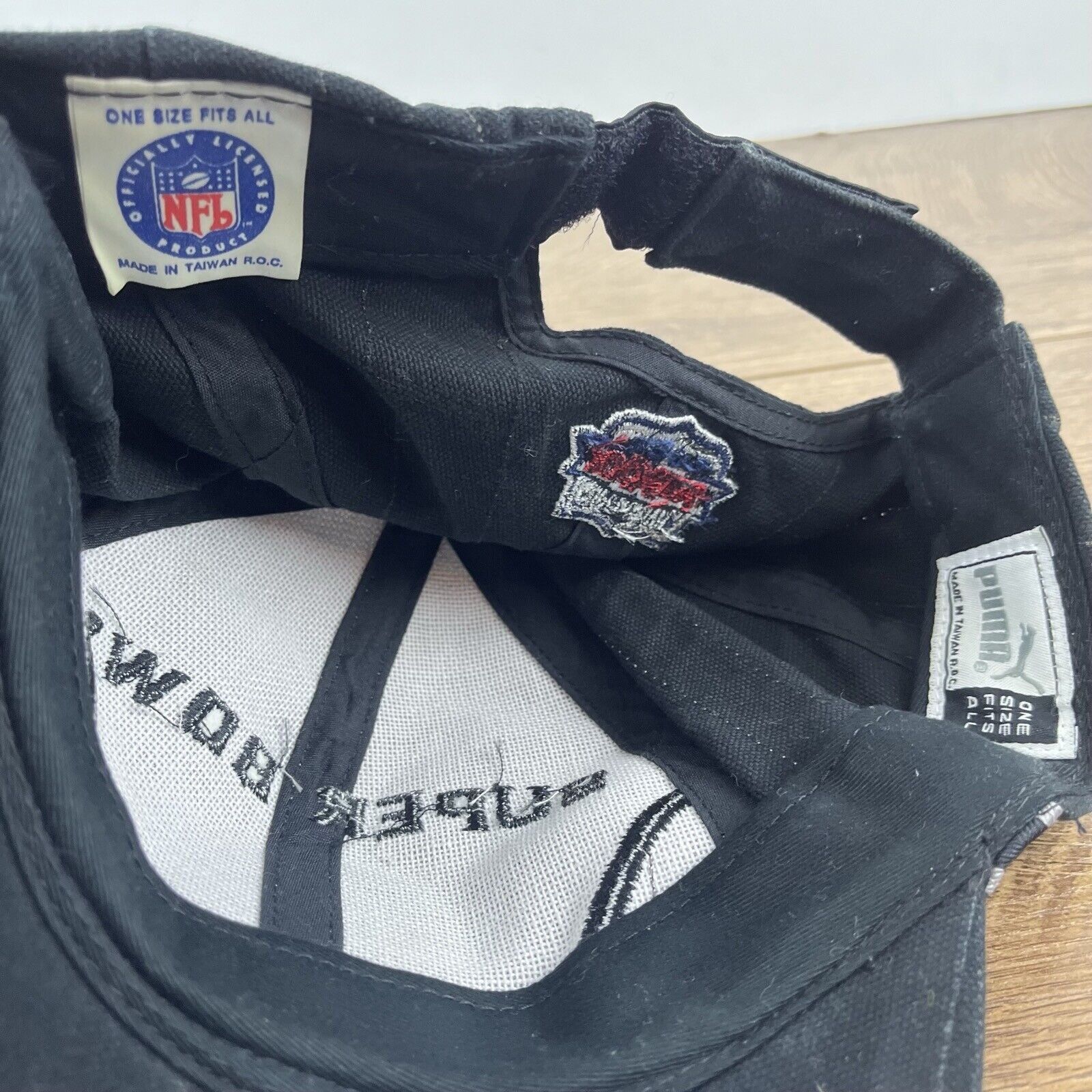 Other Vintage St. Louis Rams Hat Black Super Bowl Hat Adjustable H Size ONE SIZE - 16 Thumbnail