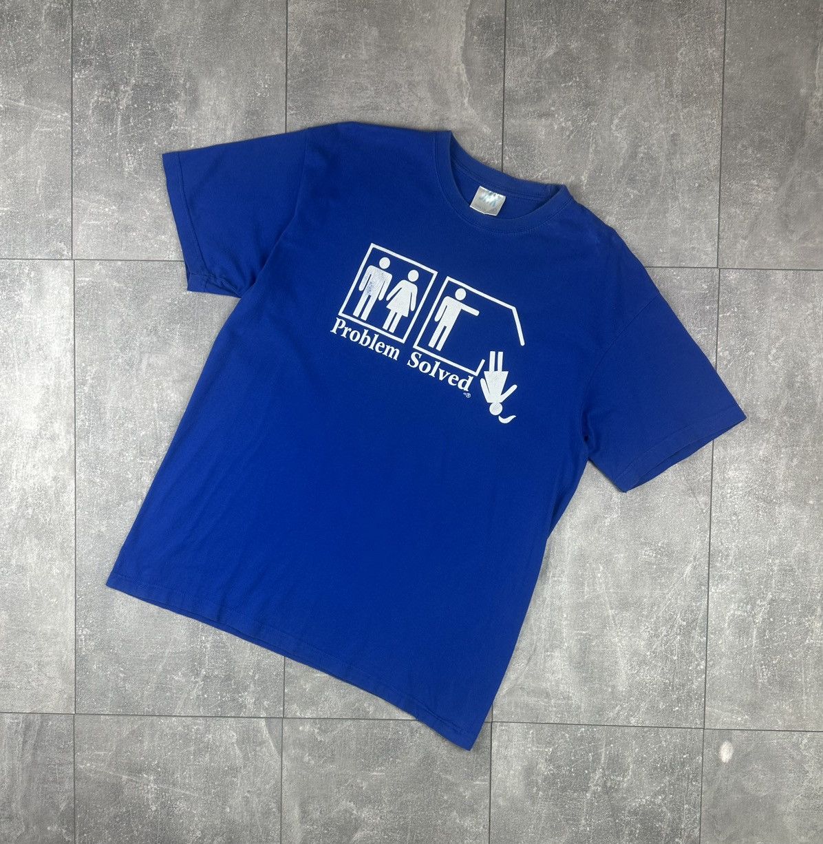 Other Humor Vintage Retro T-Shirt Problem/Solved Big Logo Size US L / EU 52-54 / 3 - 1 Thumbnail
