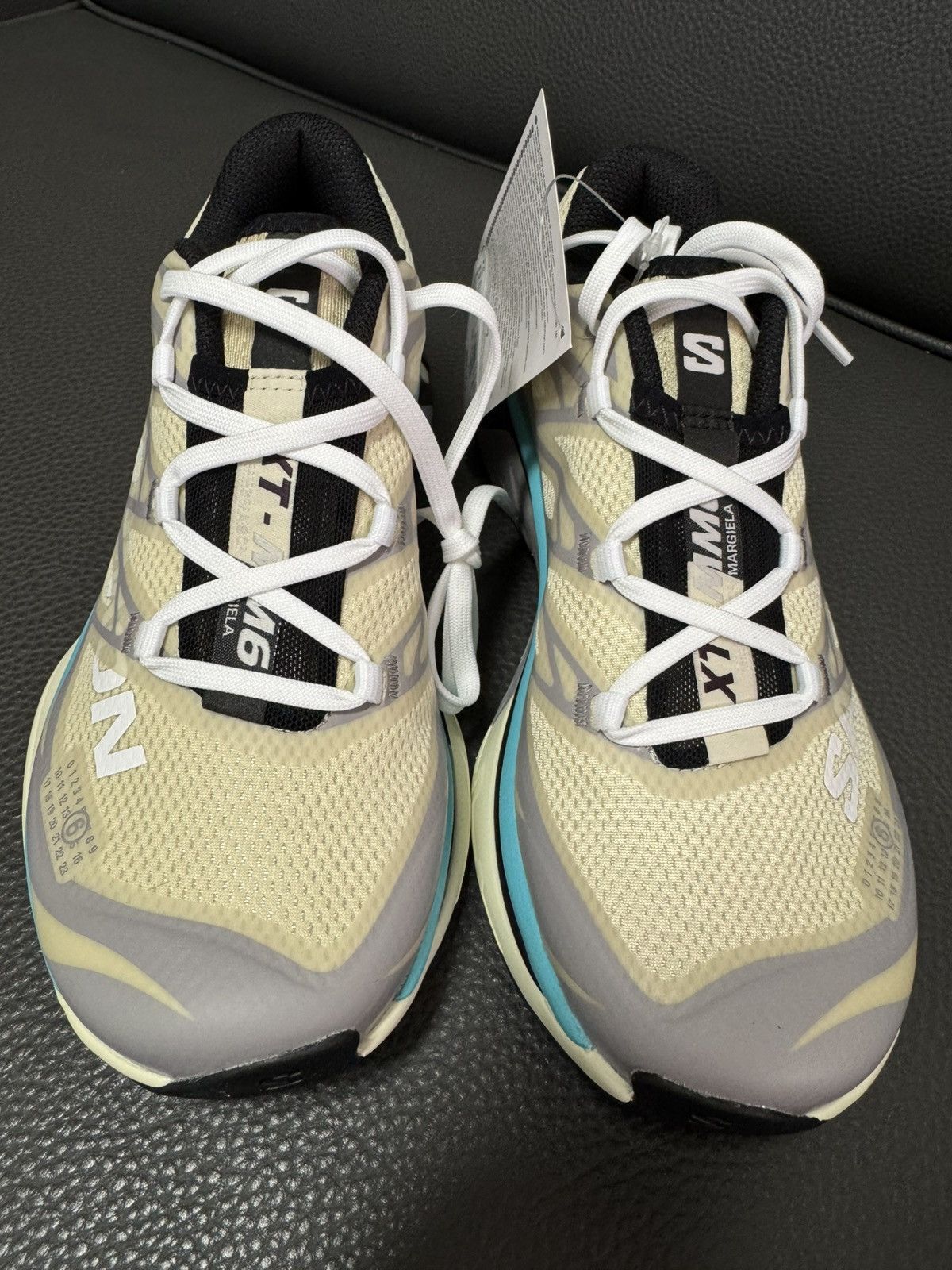 Salomon NIB XT-MM6 Retro Hiking Sneakers Unisex - Beige/Blue US M 5 Size US 5 / EU 37 - 3 Thumbnail