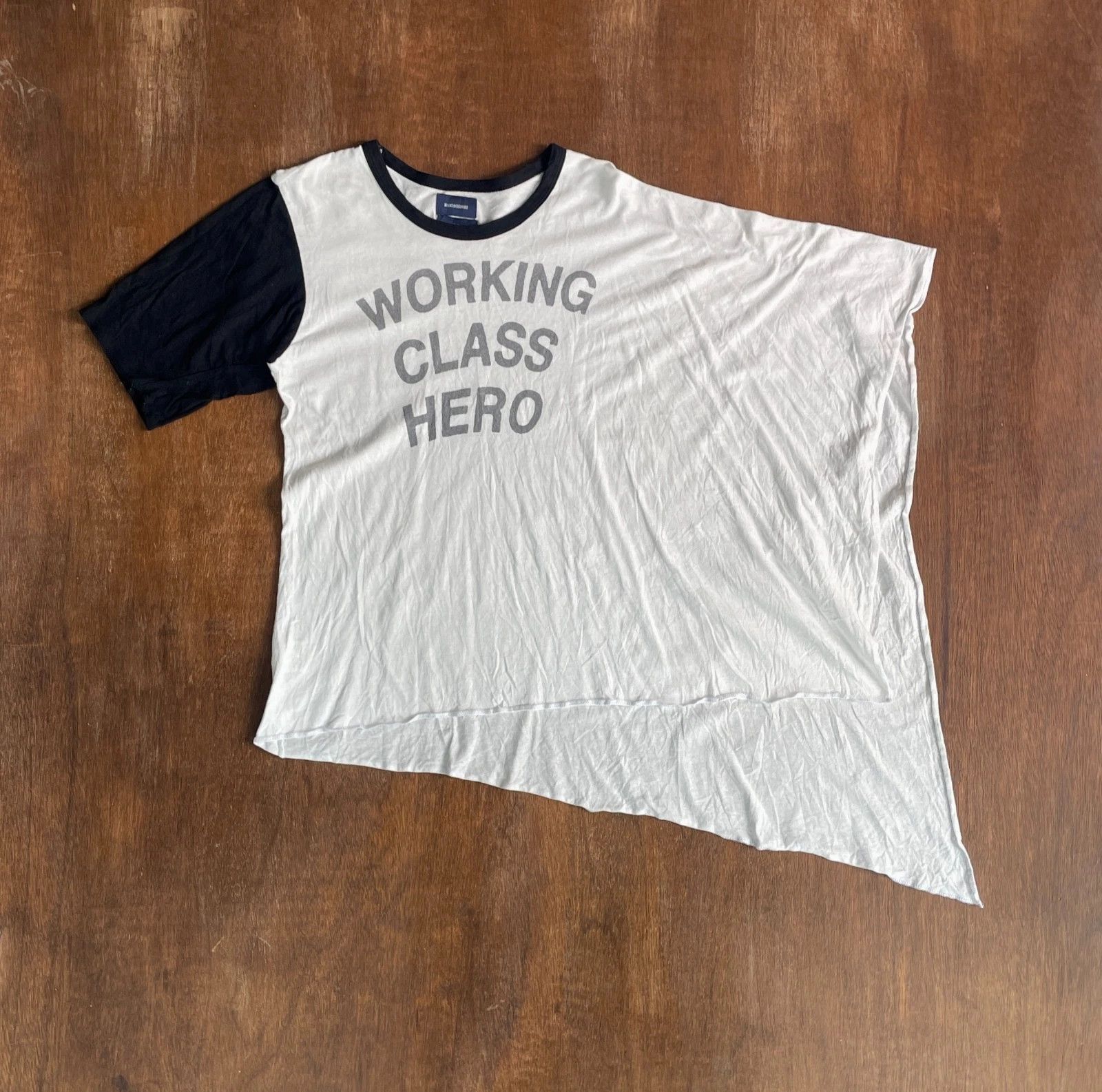 Maison MIHARA YASUHIRO MIHARAYASUHIRO Working Class Hero Ringer Tee Size US L / EU 52-54 / 3 - 1 Thumbnail