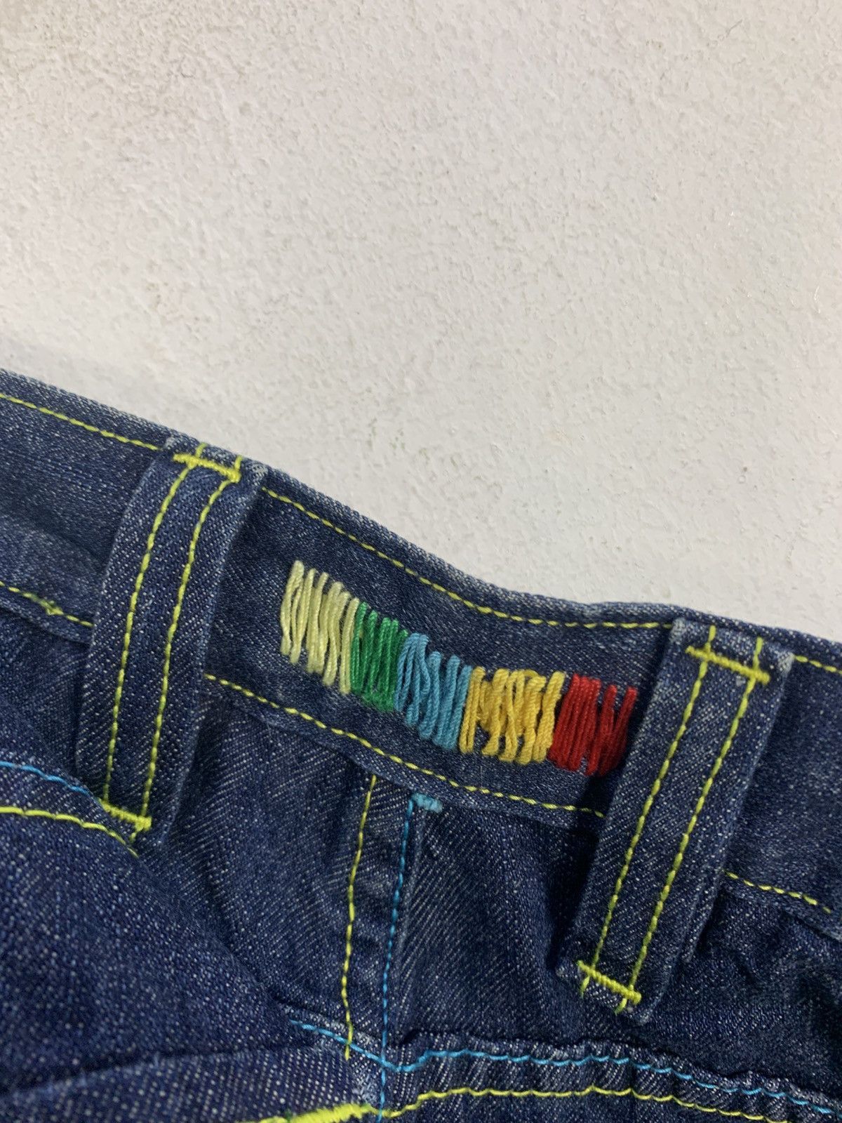 Coogi Coogi Australian Multicolor Embroidery Indigo Denim Baggy Size US 42 / EU 58 - 8 Thumbnail