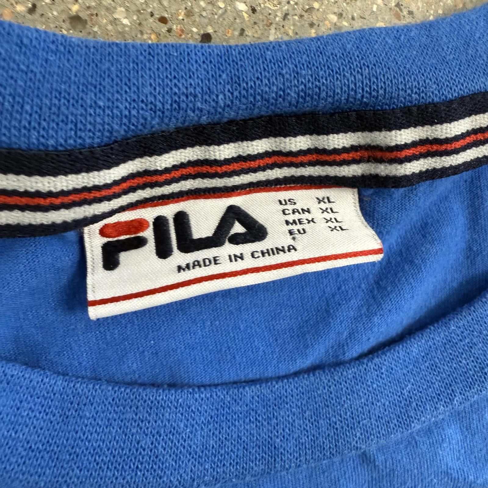 Fila FILA Step & Repeat Logo Tee - Boys Youth XL Blue Size US XL / EU 56 / 4 - 3 Thumbnail