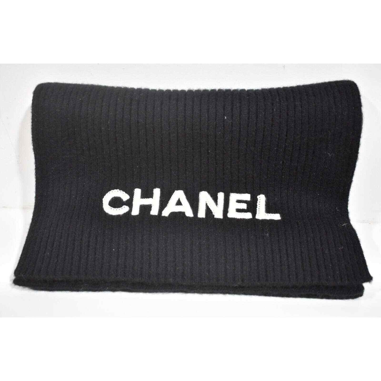 Chanel Chanel Cashmere Letter Logo Winter Scarf Shawl Wrap Size ONE SIZE - 1 Thumbnail