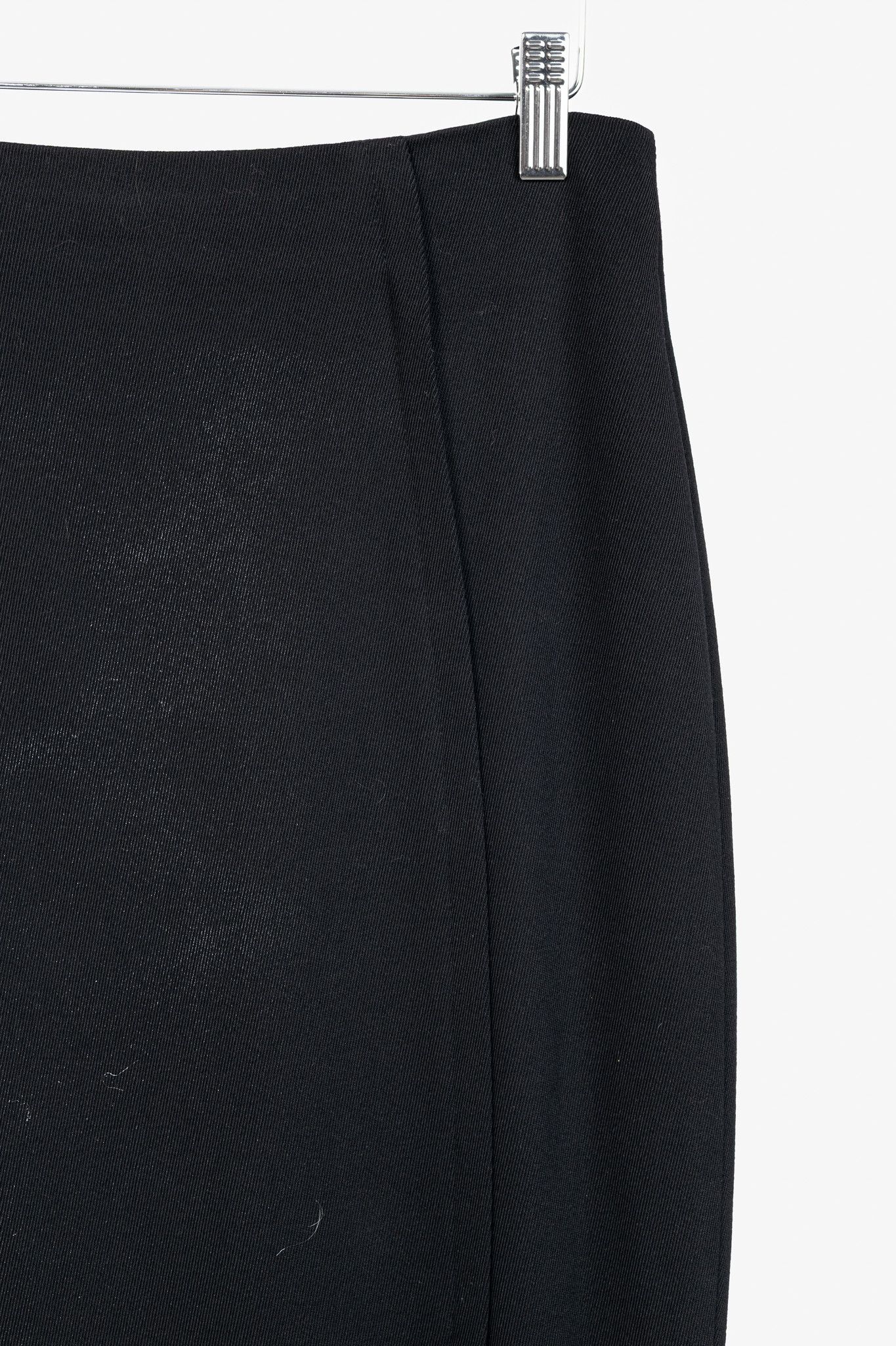 Annette Gortz Annette Gortz AW/13 Kami Black Wool-Twill Midi Pencil Skirt Size 28" / US 6 / IT 42 - 5 Thumbnail