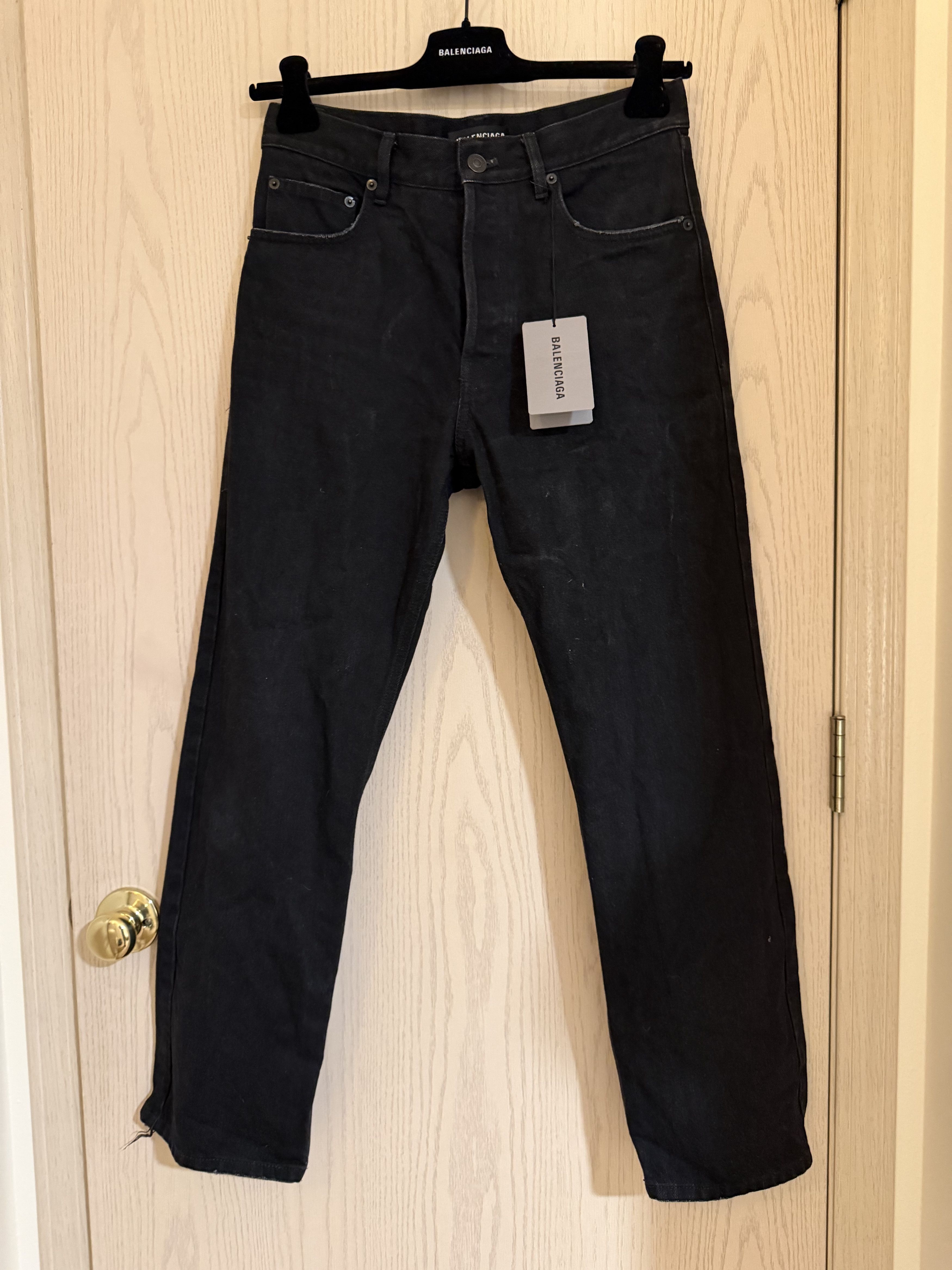 Balenciaga Balenciaga FW22 Rubber heel bite jeans Size US 30 / EU 46 - 2 Thumbnail