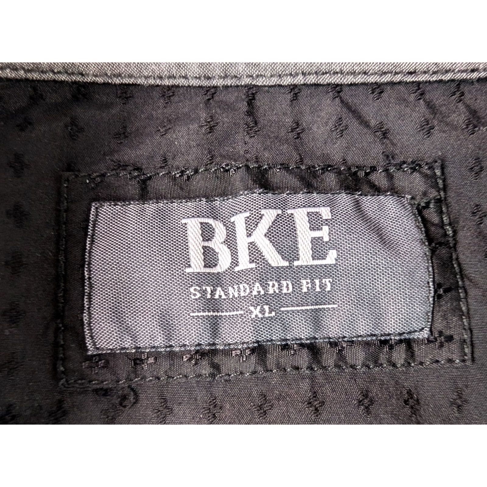 BKE BKE Western Shirt Men XL Black Pearl Snap Rugged Standard Fit Textured Plaid Casual Western Theme Size US XL / EU 56 / 4 - 4 Thumbnail