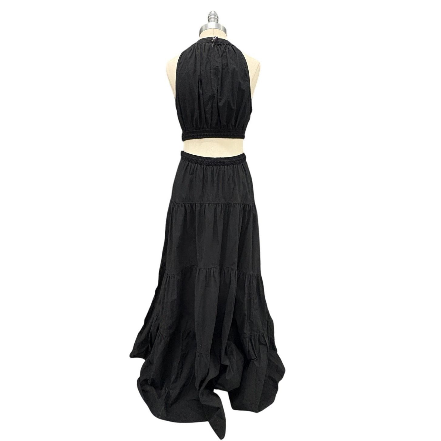 A.L.C. A.L.C. Casey Cutout Maxi Dress Size 6 Black 100% Cotton Size XS / US 0-2 / IT 36-38 - 2 Thumbnail