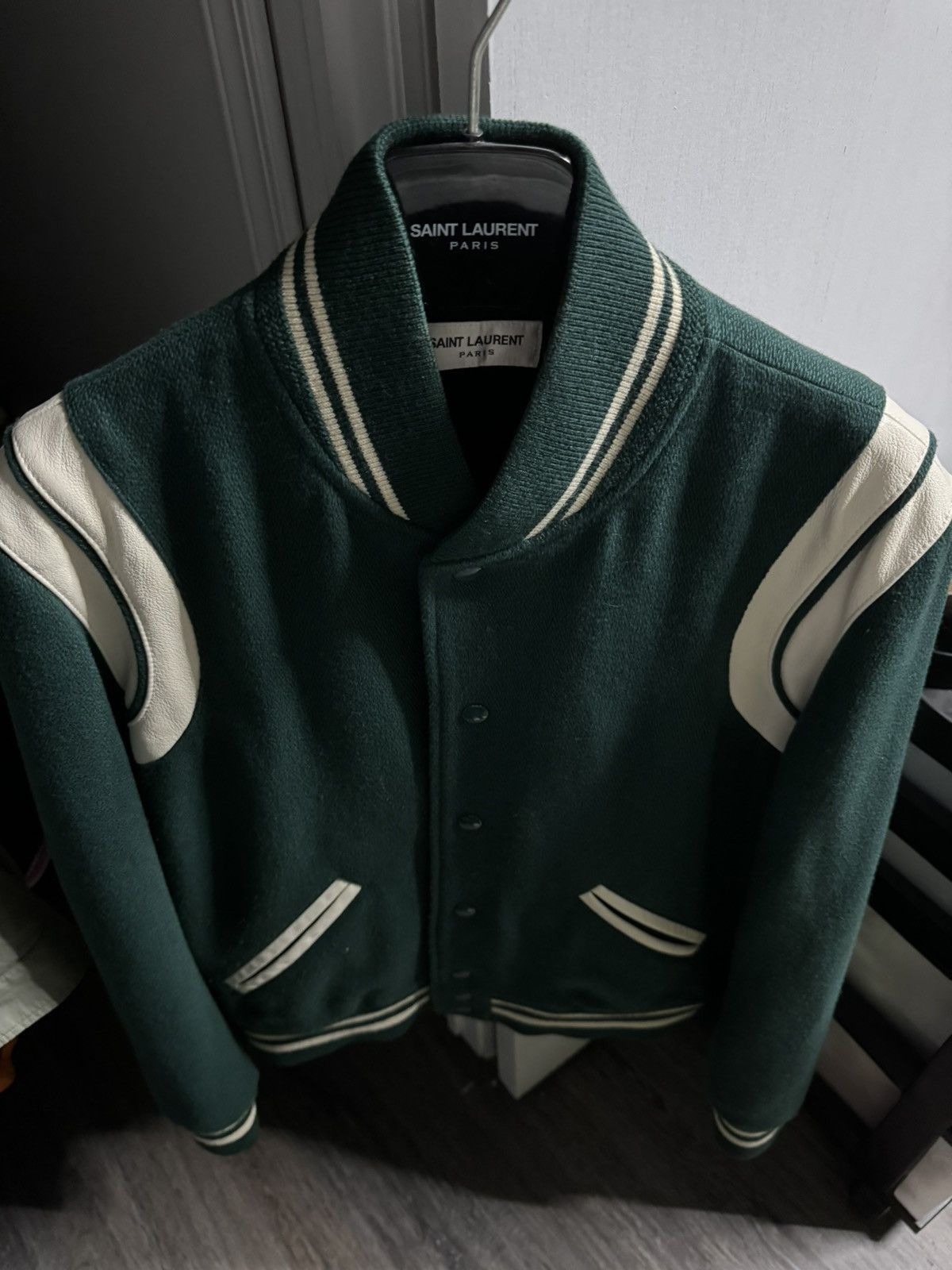 Saint Laurent Paris Saint Laurent Paris teddy jacket sz48 Size US M / EU 48-50 / 2 - 2 Thumbnail