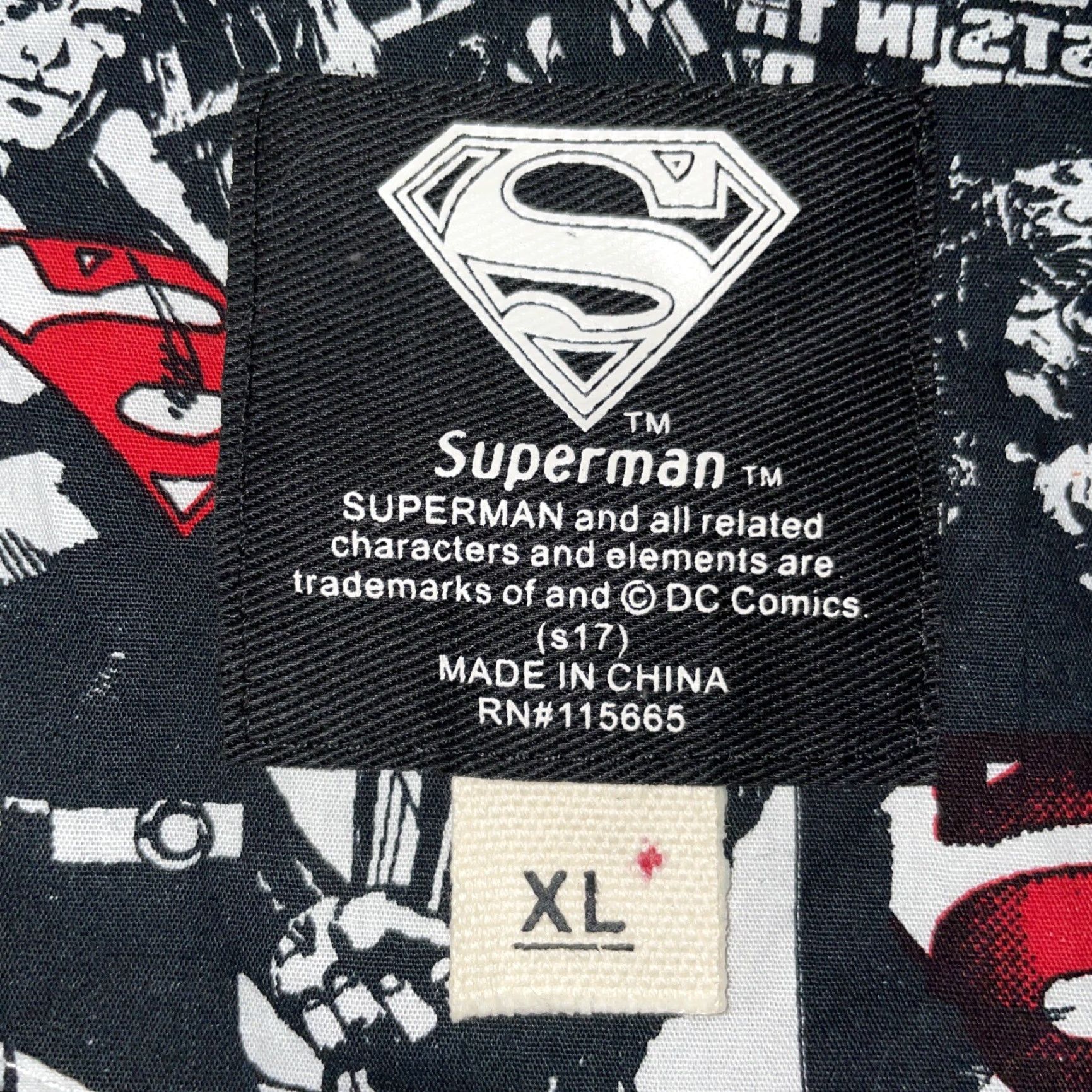 Vintage Superman shirt graphic reverse print mens XL Size US XL / EU 56 / 4 - 3 Thumbnail