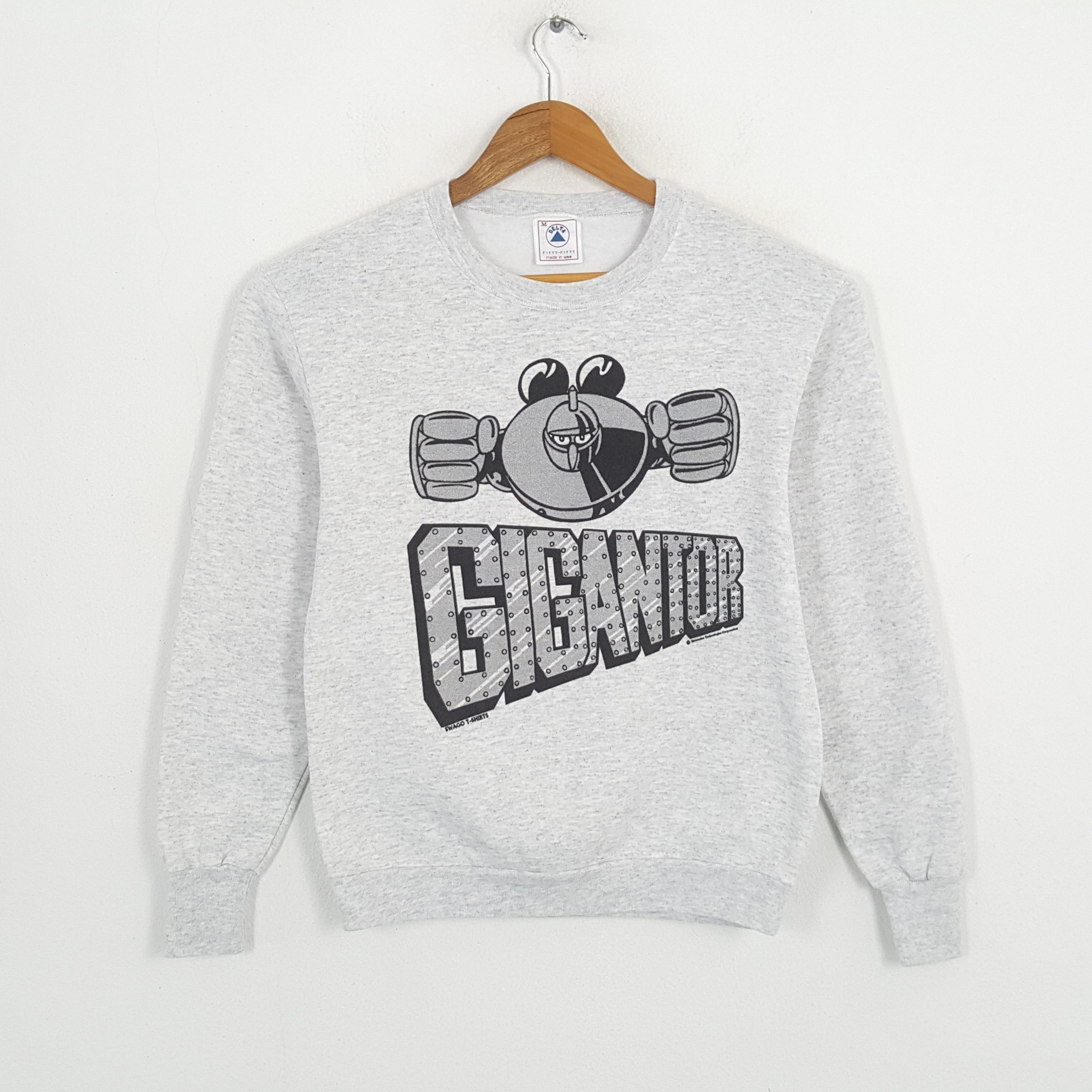 Sci-Fi Fantasy × Vintage Vintage 90's GIGANTOR Japanese Animated Series Sweatshirts Size US S / EU 44-46 / 1 - 1 Thumbnail