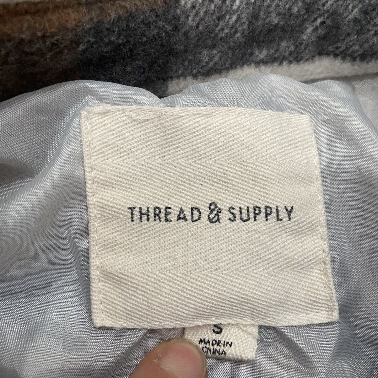 Vintage Thread & Supply Lined Plaid Flannel Jacket Women’s Small Size S / US 4 / IT 40 - 6 Thumbnail
