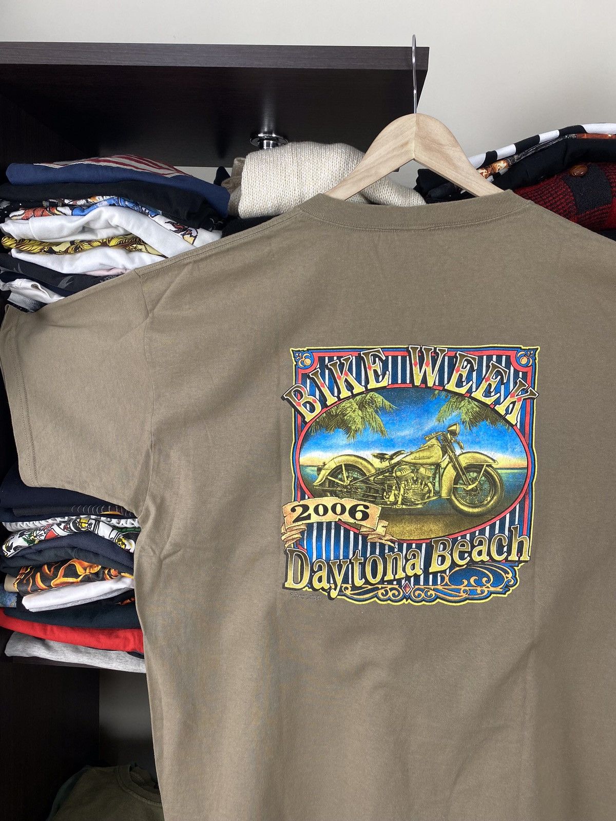 Gildan × Vintage Vintage Y2K Bike Week Shirt Daytona Motorcycle Biker Tee Size US XL / EU 56 / 4 - 9 Thumbnail