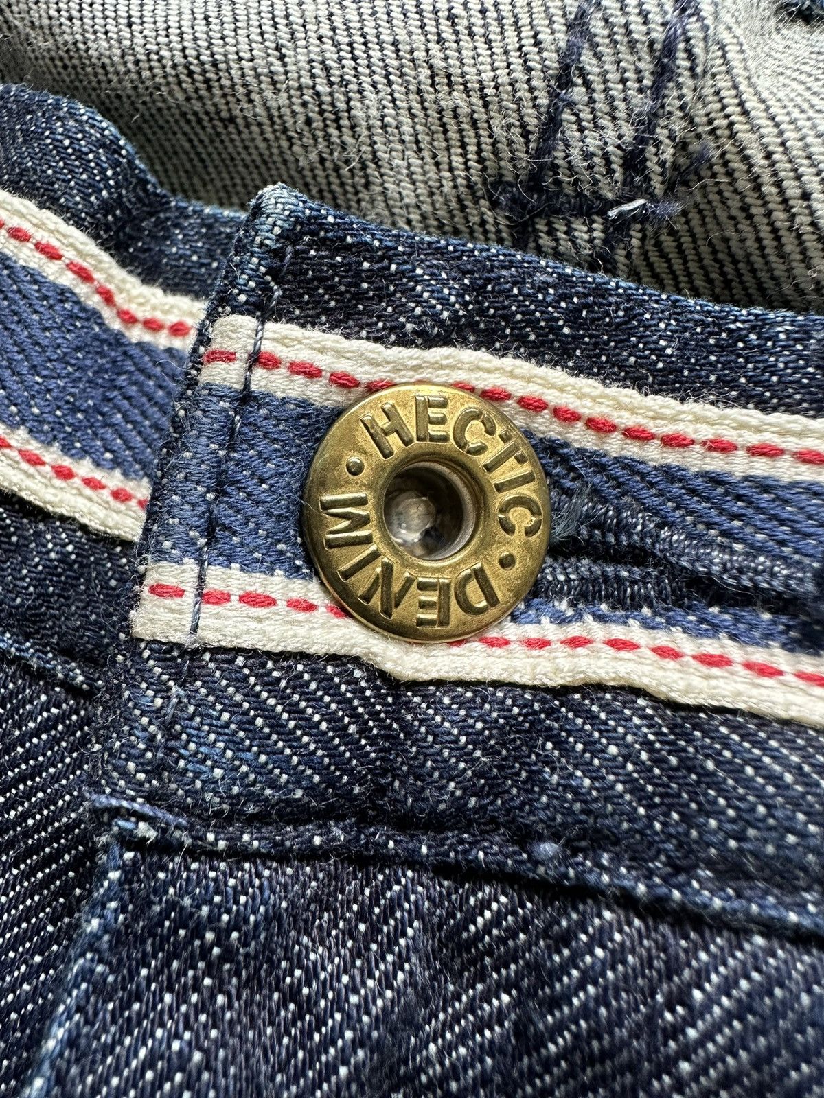 realmad HECTIC 1998 Hec by Hectic Indigo denim jeans Size US 31 - 10 Thumbnail
