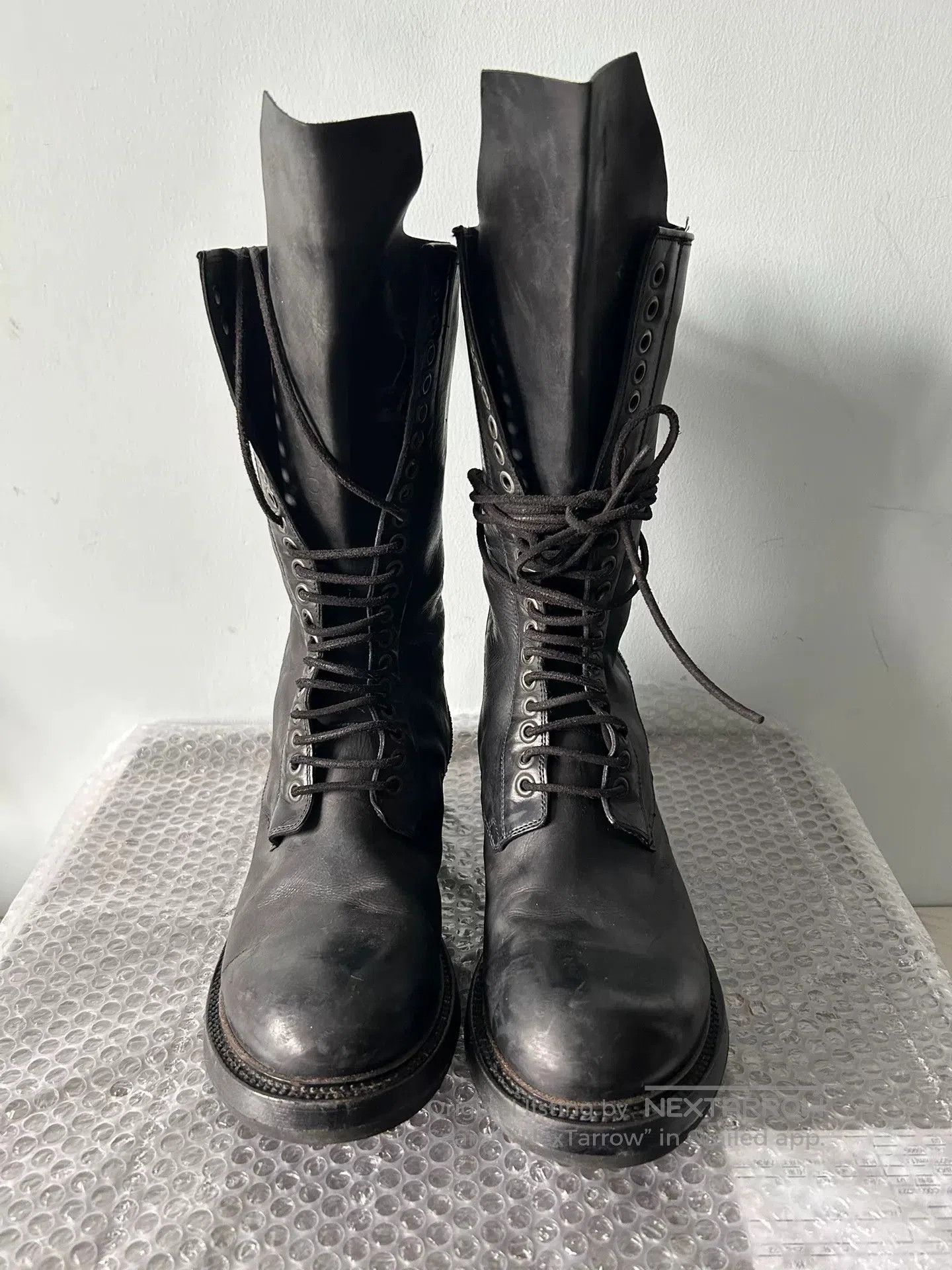 Rick Owens Rick Owens High-Top Zippered Boots. Size US 8 / EU 41 - 3 Thumbnail