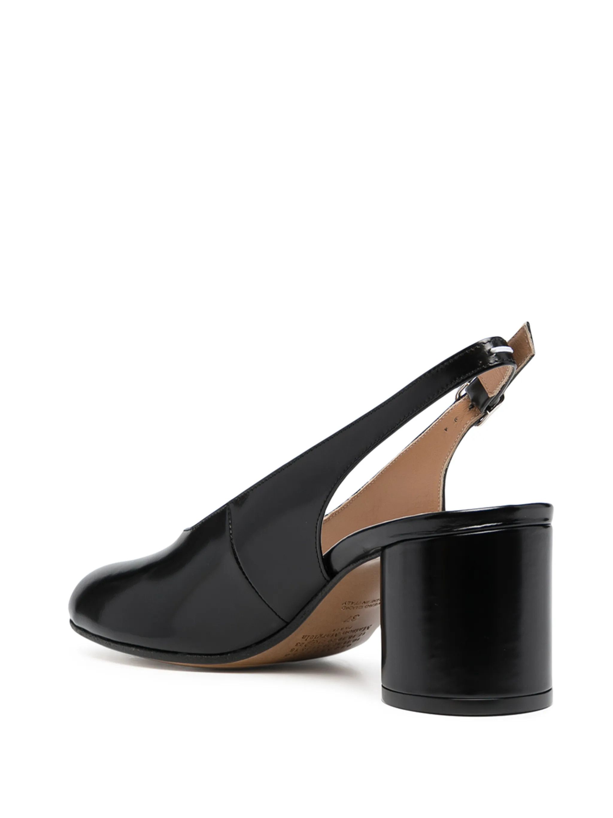 Maison Margiela o1w1db11225 Tabi Slingback Pumps in Black Size US 7 / IT 37 - 3 Thumbnail