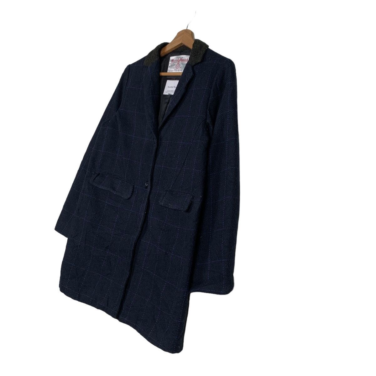 Harris Tweed SEVENDAYS-SUNDAY HARRIS TWEED CHECKED COAT #0197-C10 Size US M / EU 48-50 / 2 - 2 Thumbnail