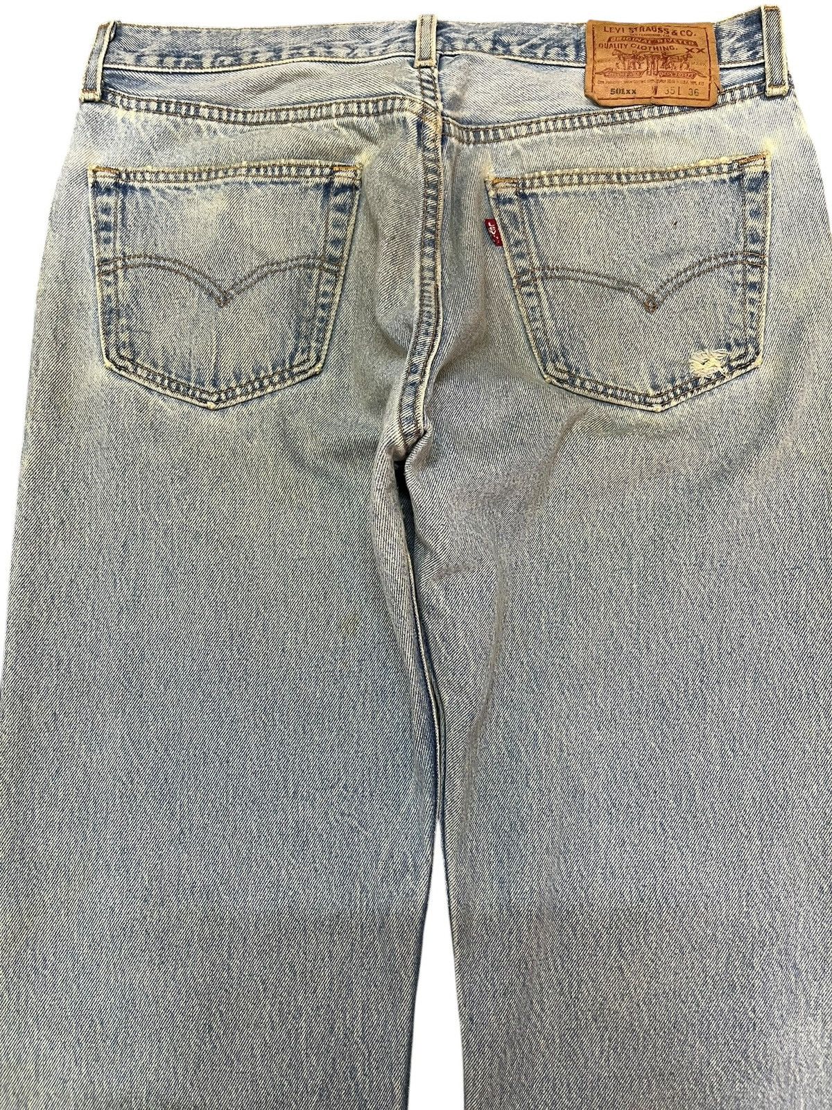 Levi's Vintage Levi’s 501 Faded Distressed Denim Size US 33 - 7 Thumbnail