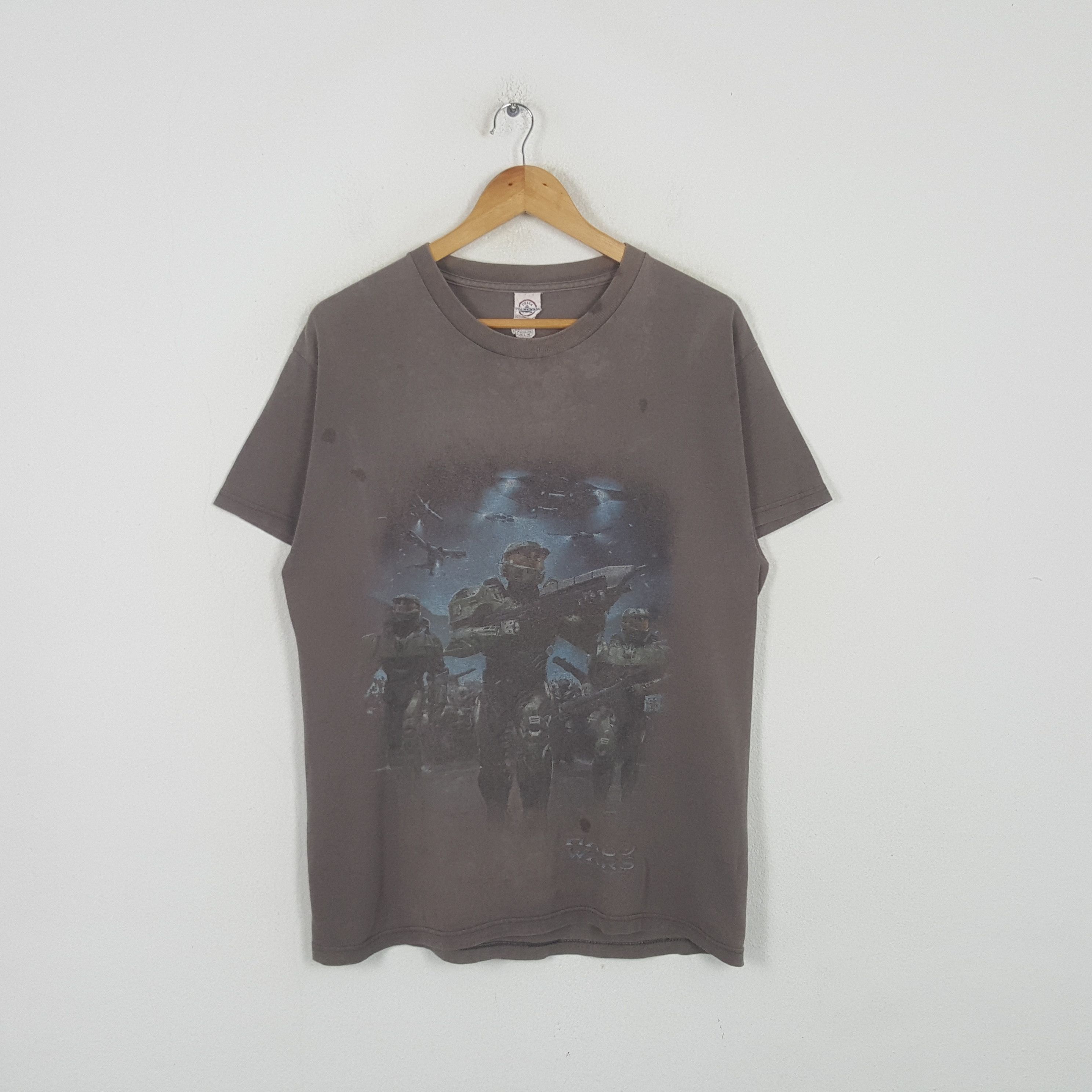 Vintage Vintage Halo Wars Playstation Video Game Tshirt RR11 Size US M / EU 48-50 / 2 - 1 Thumbnail