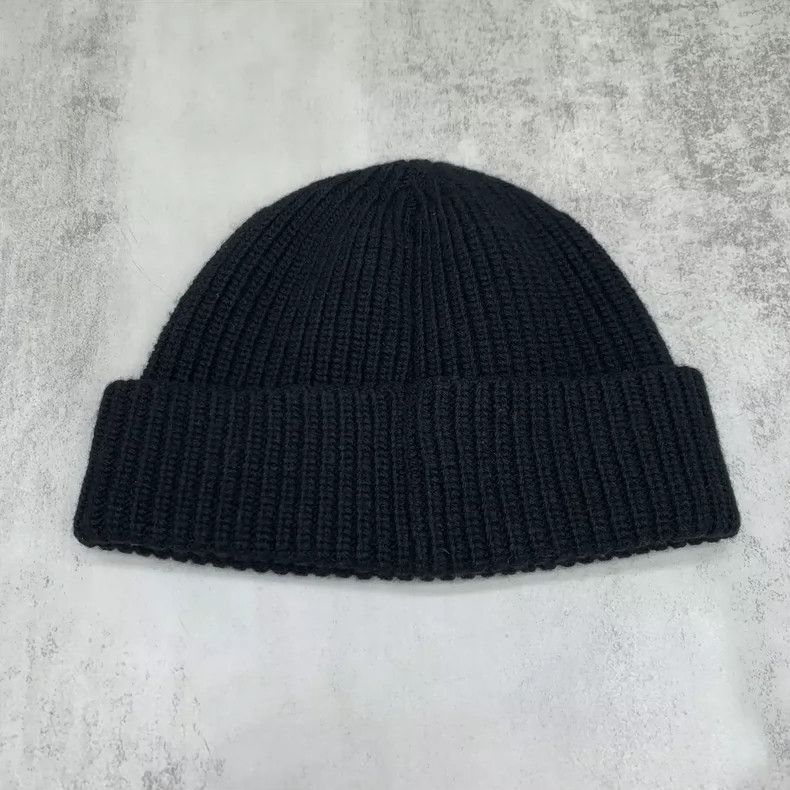 Celine Celine Black Letter Knit Cap Hat Size ONE SIZE - 2 Thumbnail
