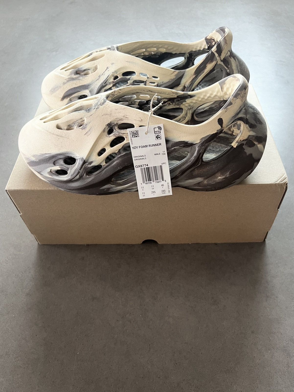 Yeezy 🖤 MX CREAM CLAY FOAM RUNNER - ADIDAS X YEEZY Size US 11 / EU 44 - 1 Thumbnail
