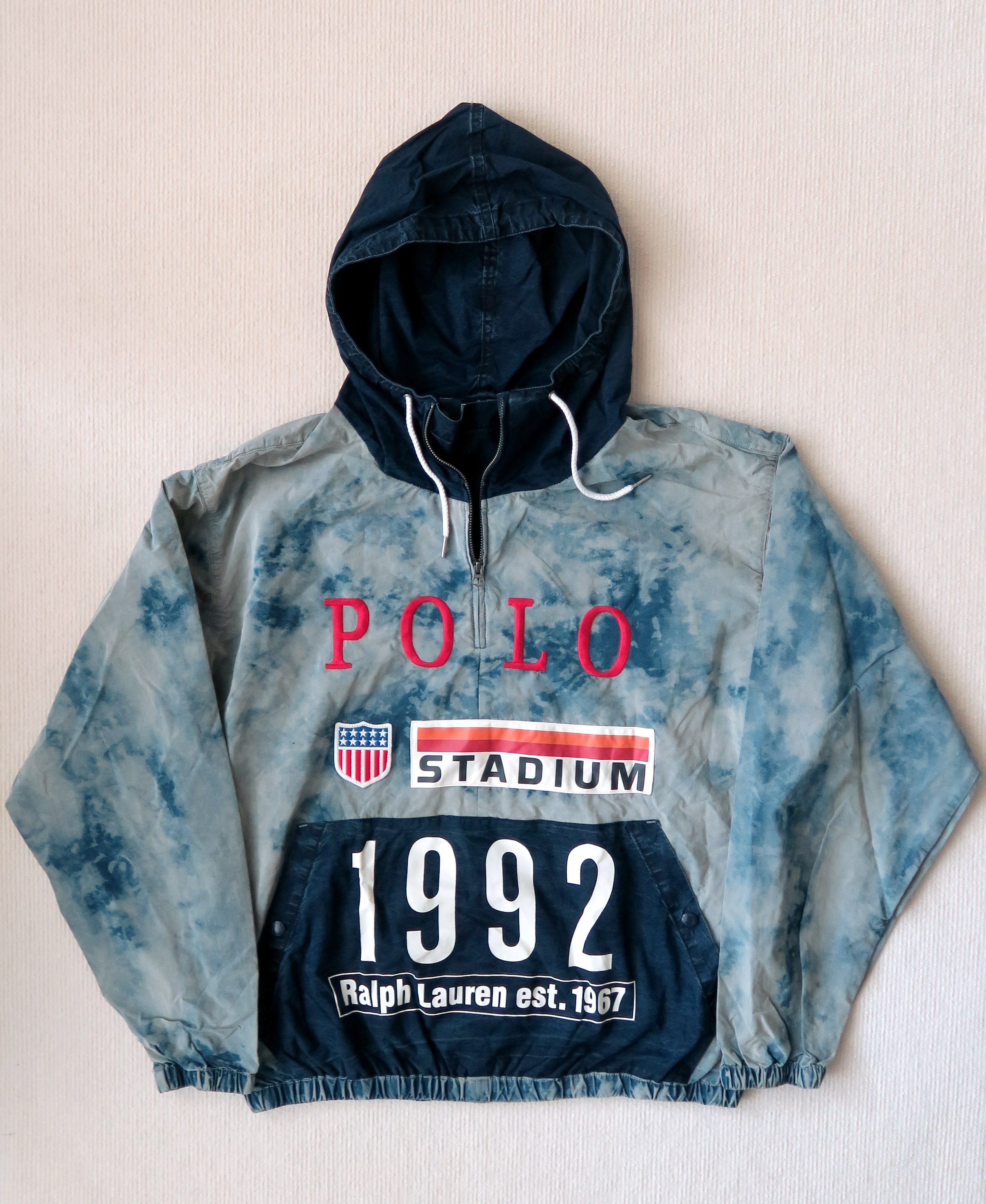 Polo Ralph Lauren Limited 1992 Indigo Stadium Popover Jacket