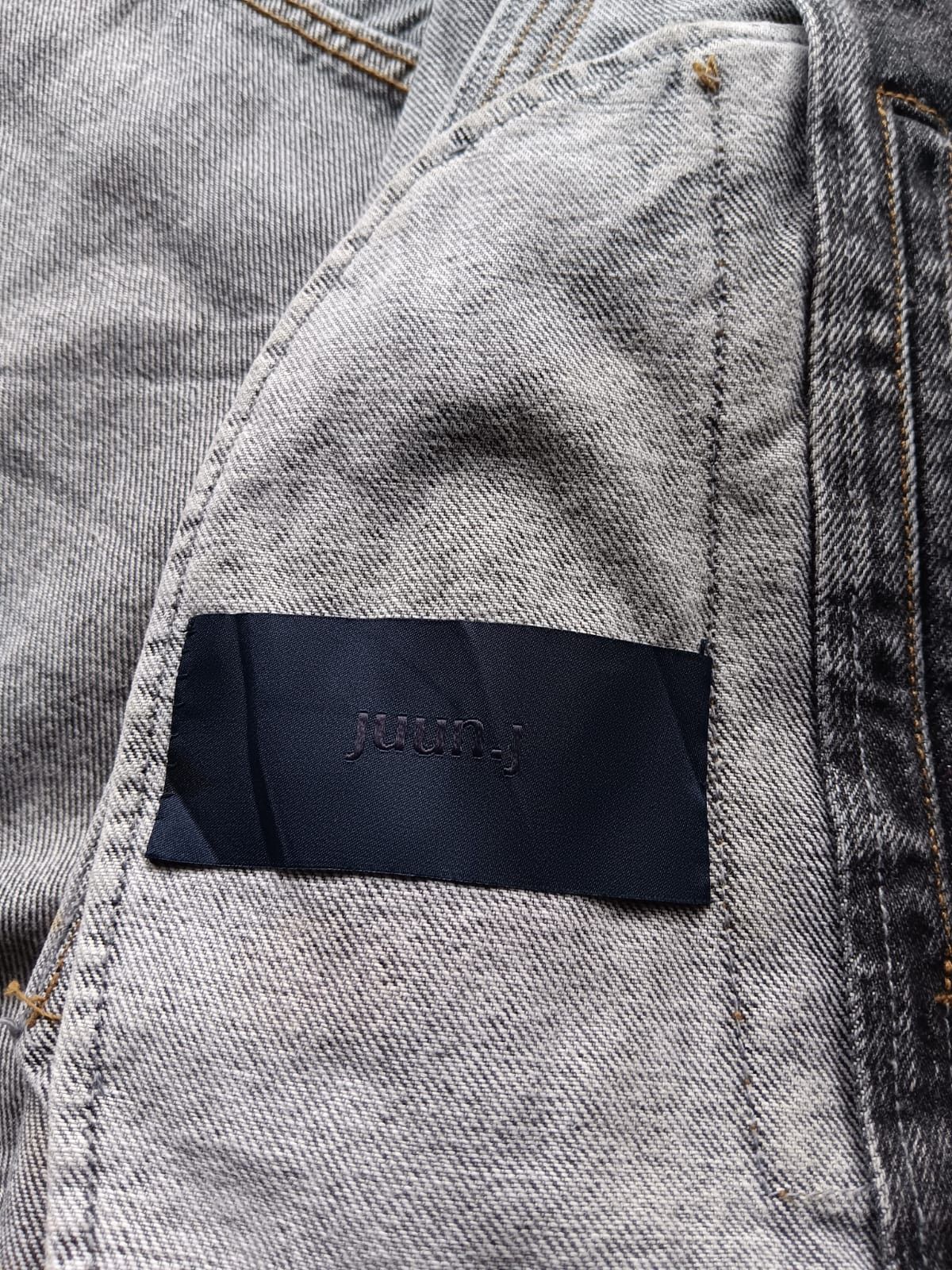 Juun.J fundamental black wash denim parka jacket Size US XL / EU 56 / 4 - 4 Thumbnail