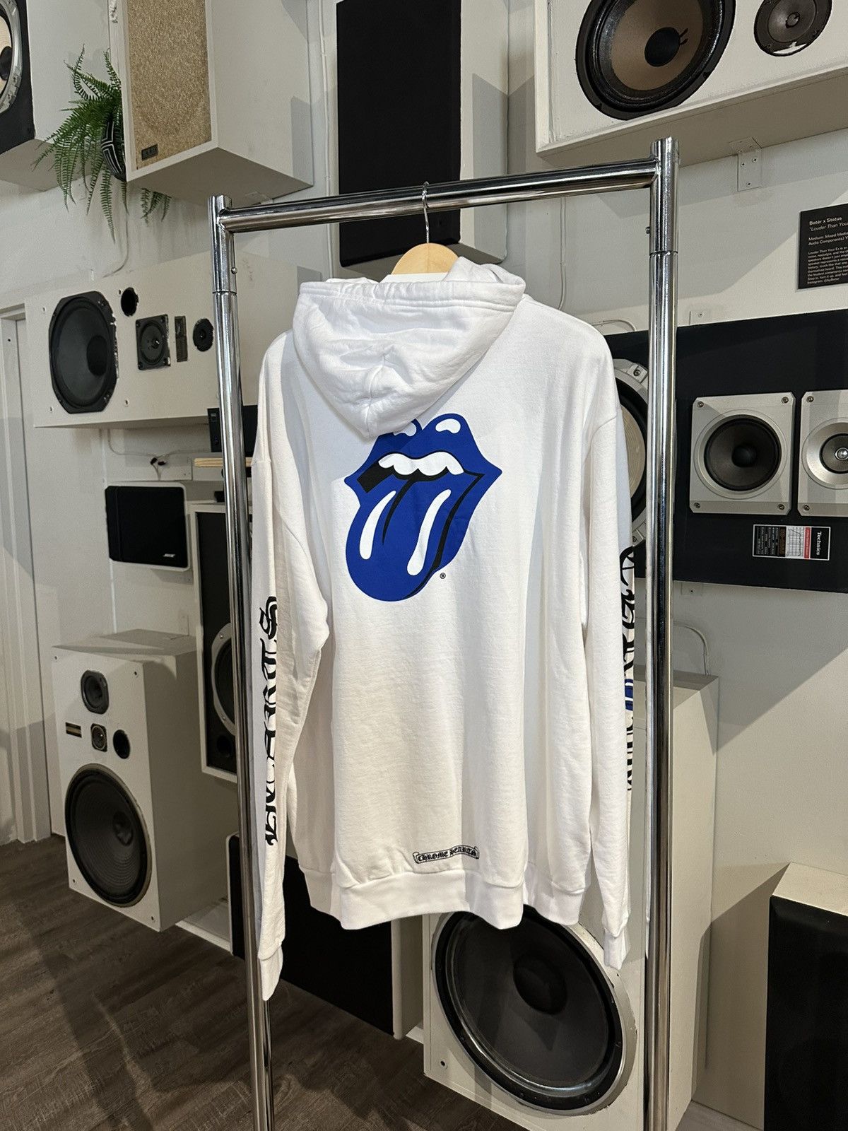 Chrome Hearts Chrome Hearts Rolling Stones White Hoodie Size US XL / EU 56 / 4 - 1 Thumbnail