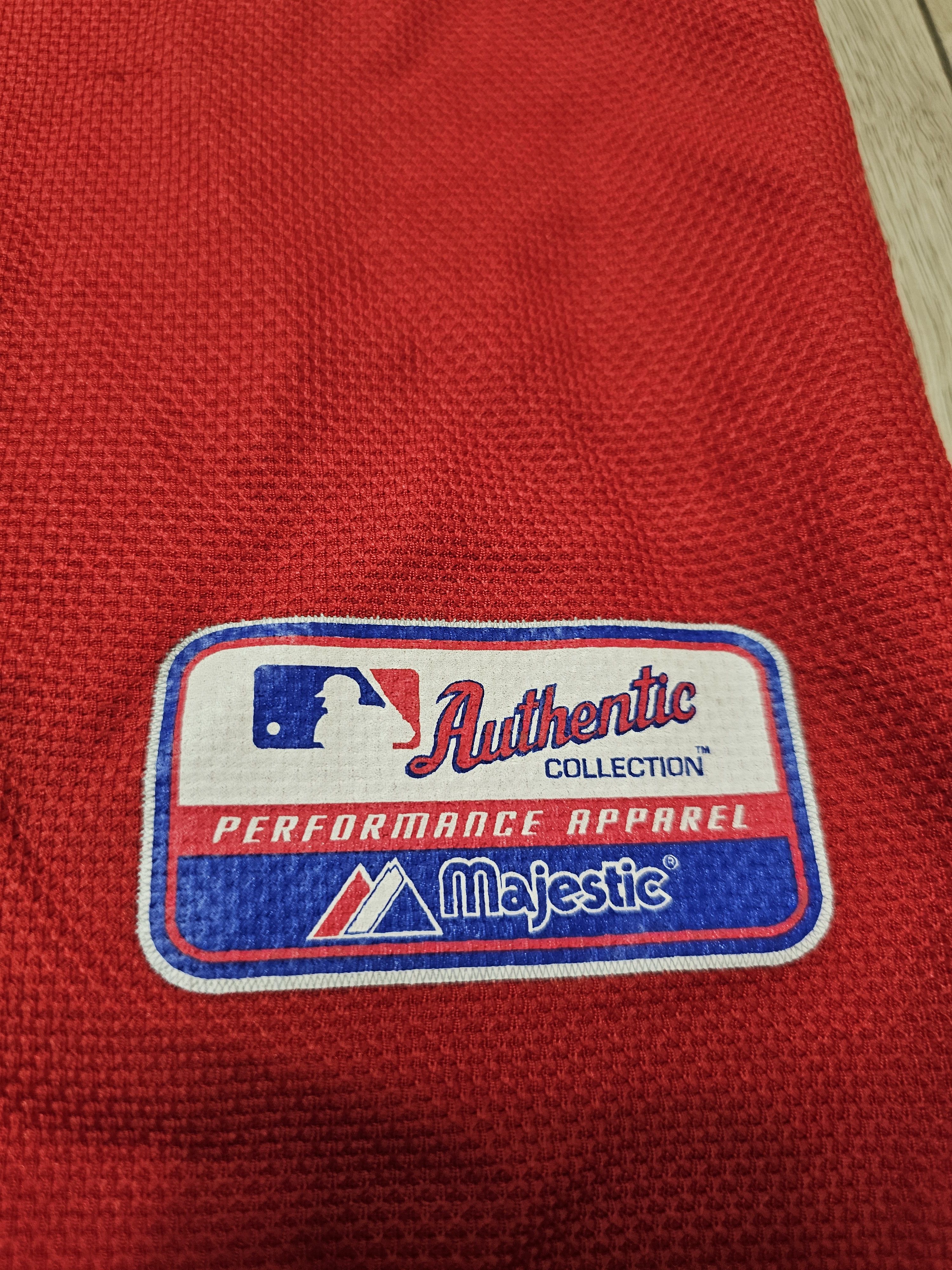 Majestic × Vintage BOSTON RED SOX VINTAGE JERSEY MAJESTIC RED BASEBALL JERSEY Size US L / EU 52-54 / 3 - 12 Thumbnail