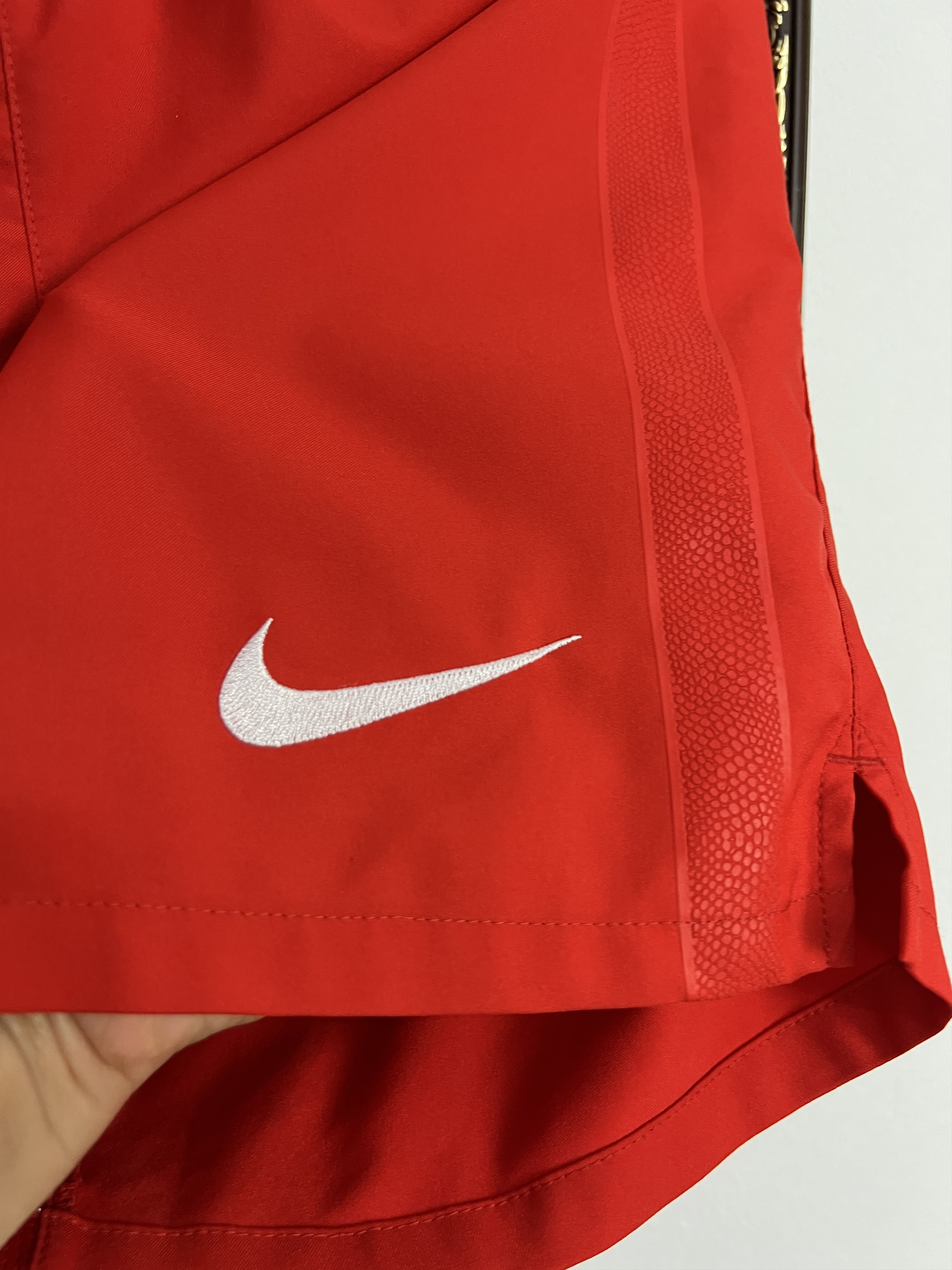 Nike Nike Inter Milan Football Shorts Soccer Red Mens Athletic M Size US 32 / EU 48 - 6 Thumbnail