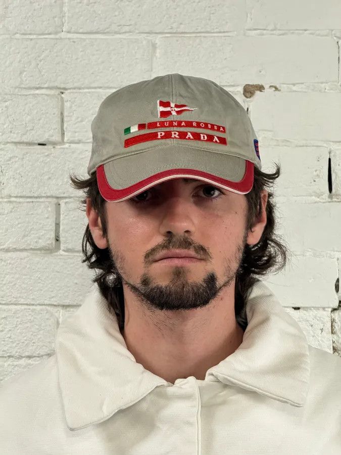 Prada 2000s Prada Luna Rossa Beige Cap Size ONE SIZE - 2 Thumbnail
