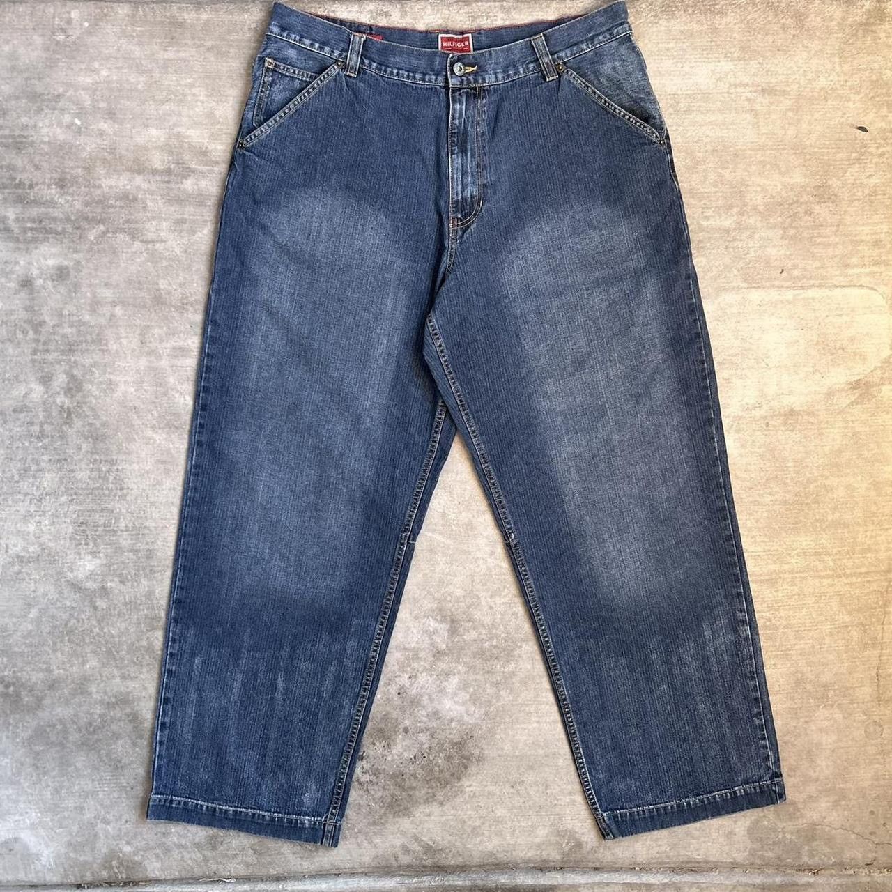 Tommy Hilfiger × Vintage 90s Tommy Hilfiger Red Label Baggy Jeans Men’s size 38X32. Size US 38 / EU 54 - 1 Thumbnail