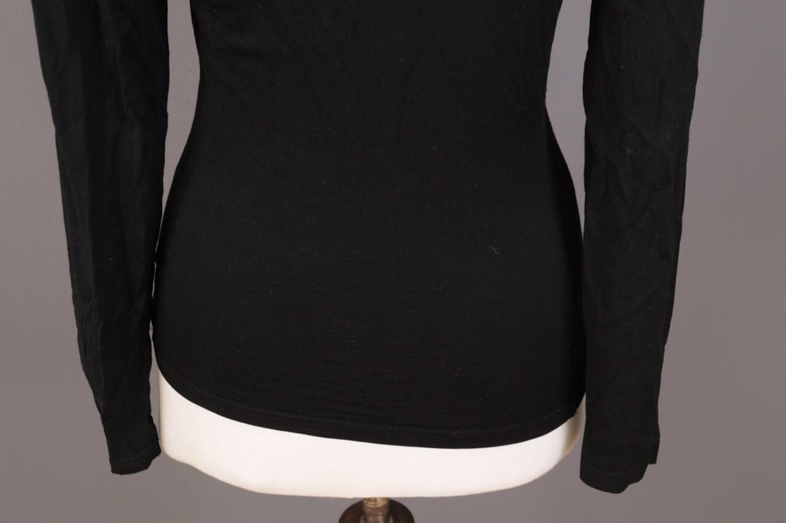 Icebreaker Icebreaker Black Merino Wool Long Sleeve Top Thermo T-Shirt Size M / US 6-8 / IT 42-44 - 11 Thumbnail