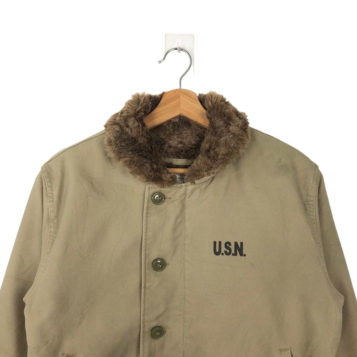 🔥VINTAGE REPRO DECK JACKET USN BUZZ RICKSONS MILITARY