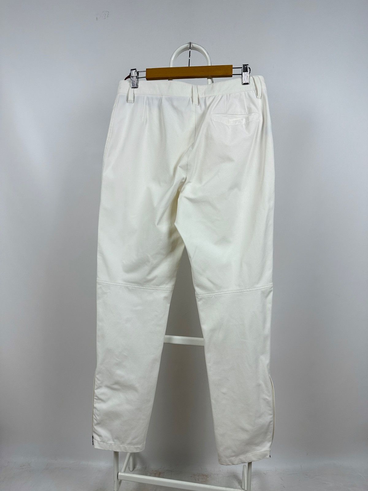 Prada Vintage Prada Sport Red Tab White Nylon Pants | Grailed
