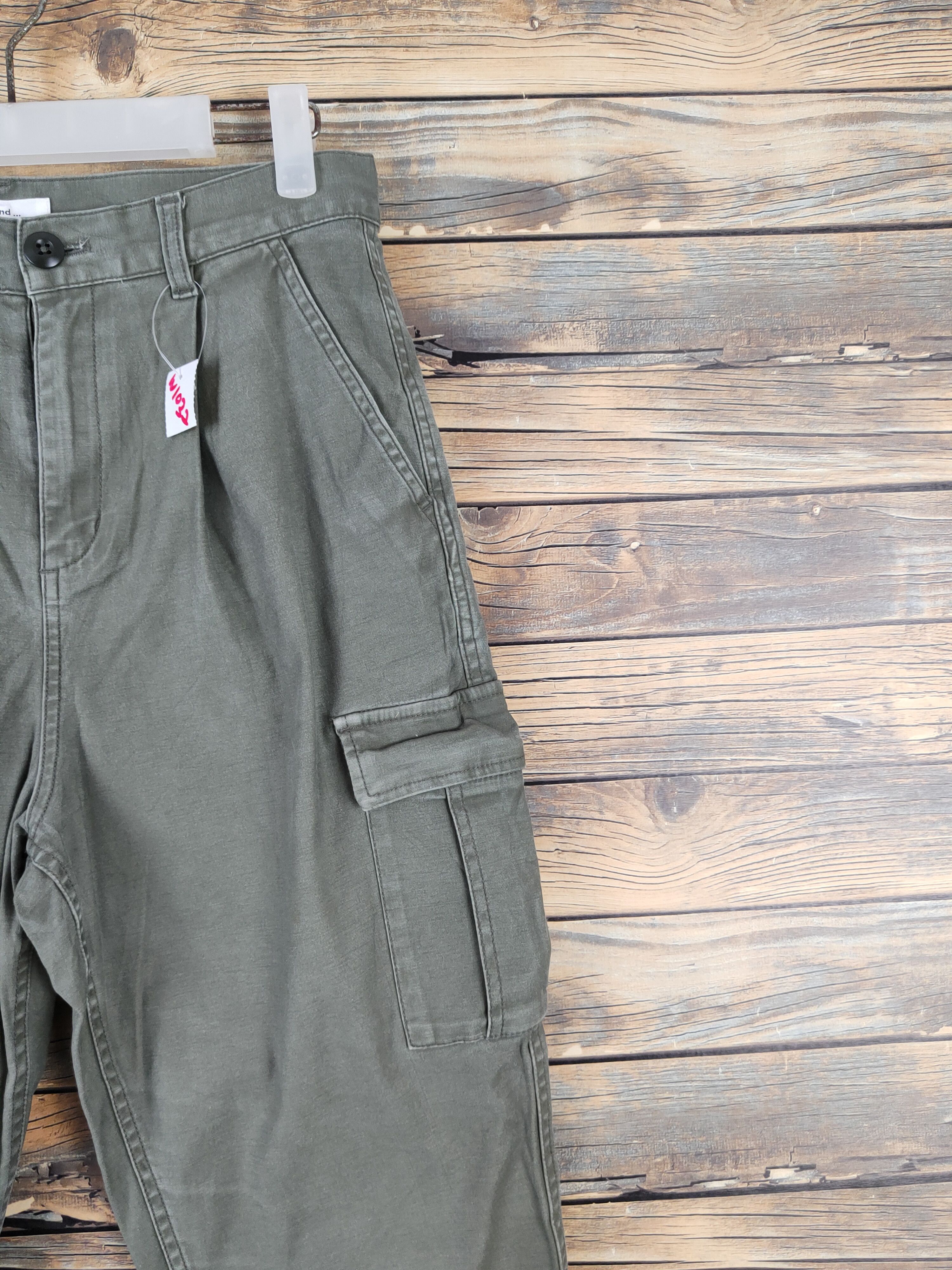 Japanese Brand Niko and... Green Multipocket Tactical Cargo Pants #W1032 Size US 29 - 5 Thumbnail