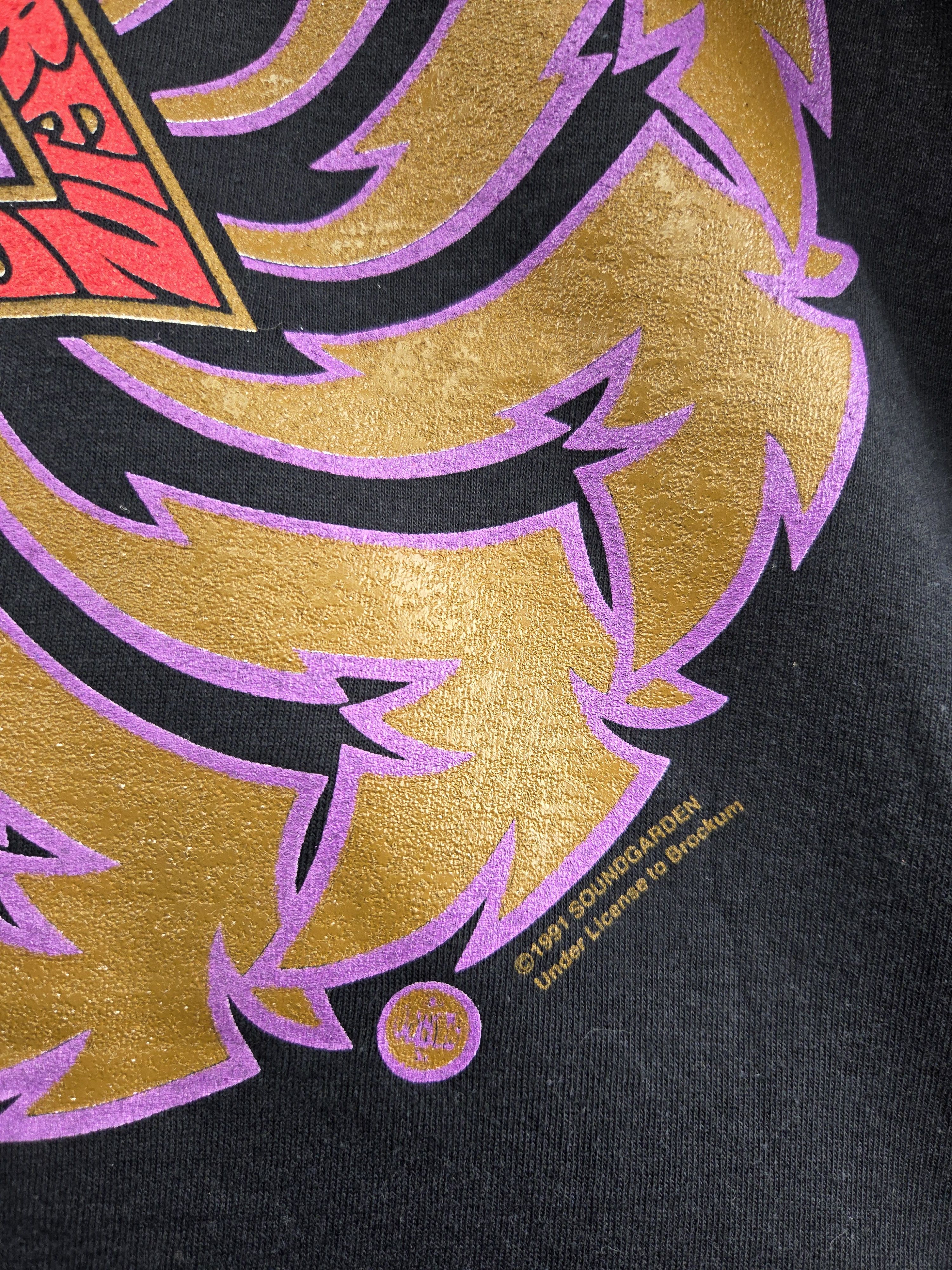 Band Tees × Vintage 1991 Soundgarden Badmotorfinger Tour XL 22" 30" Size US XL / EU 56 / 4 - 5 Thumbnail