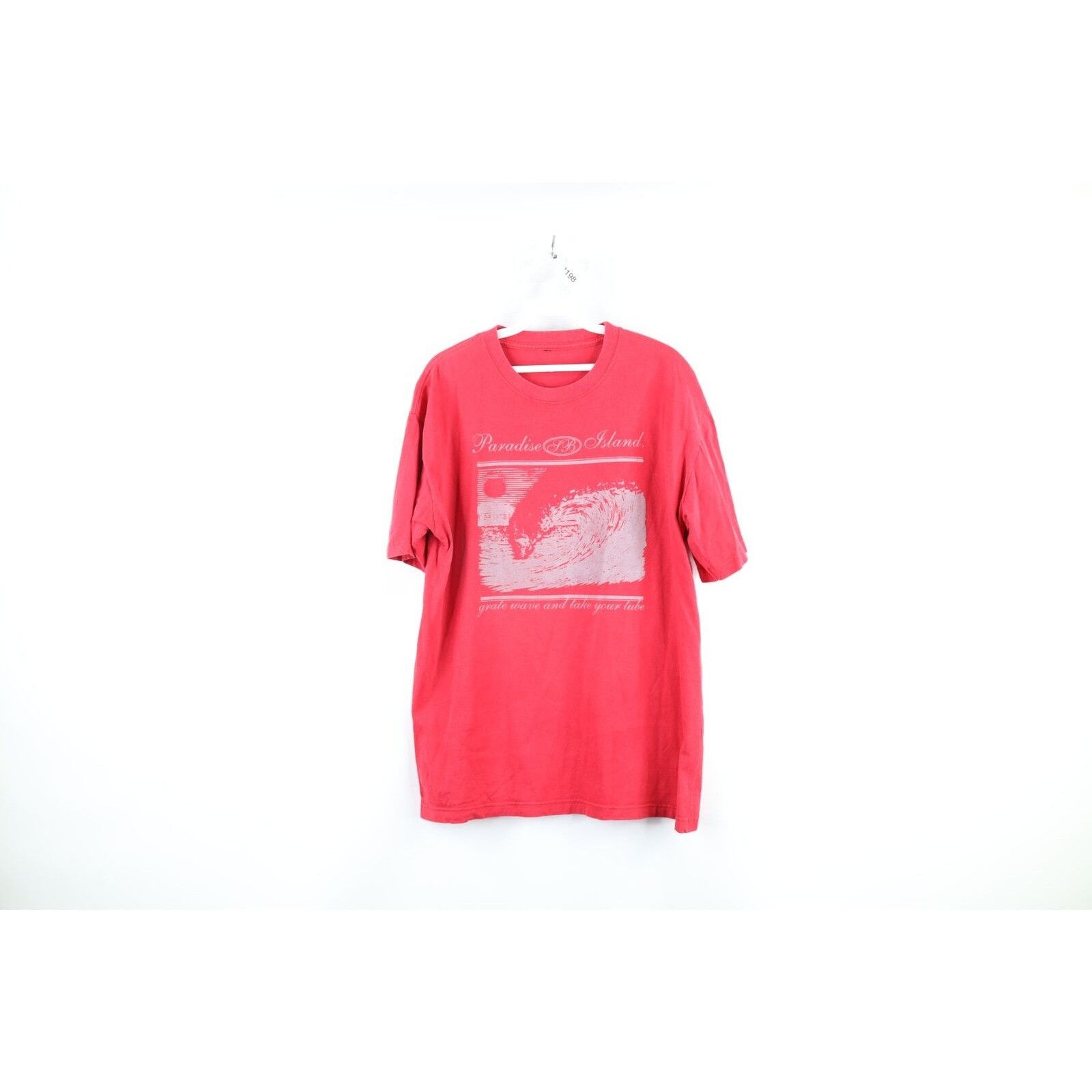 Vintage Vintage 90s Streetwear Faded Paradise Island T-Shirt Size US M / EU 48-50 / 2 - 1 Thumbnail
