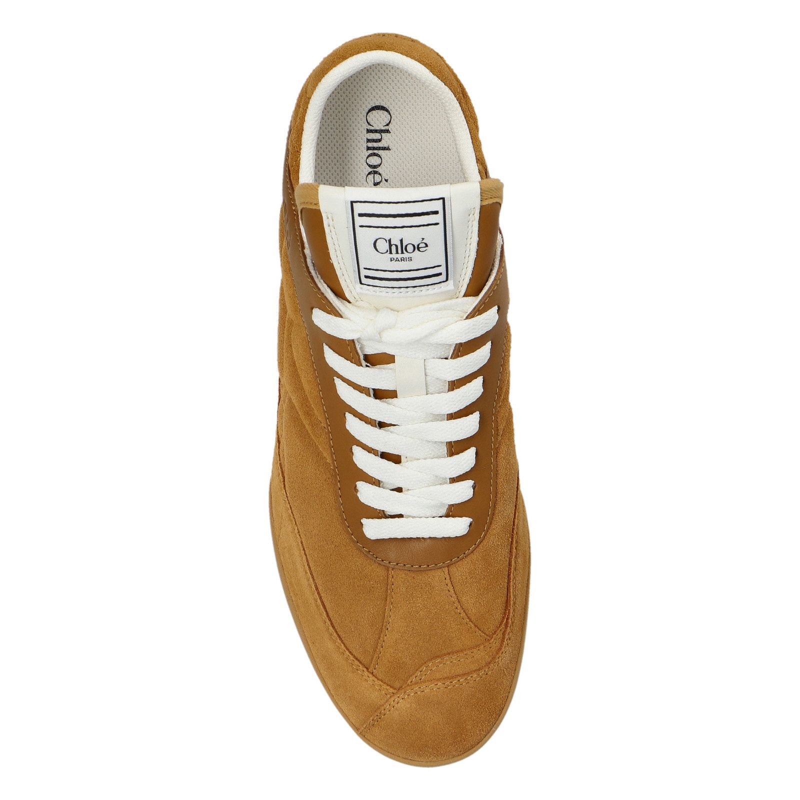 Chloe Kick Brown Leather Sneakers New & Authentic (Women's s