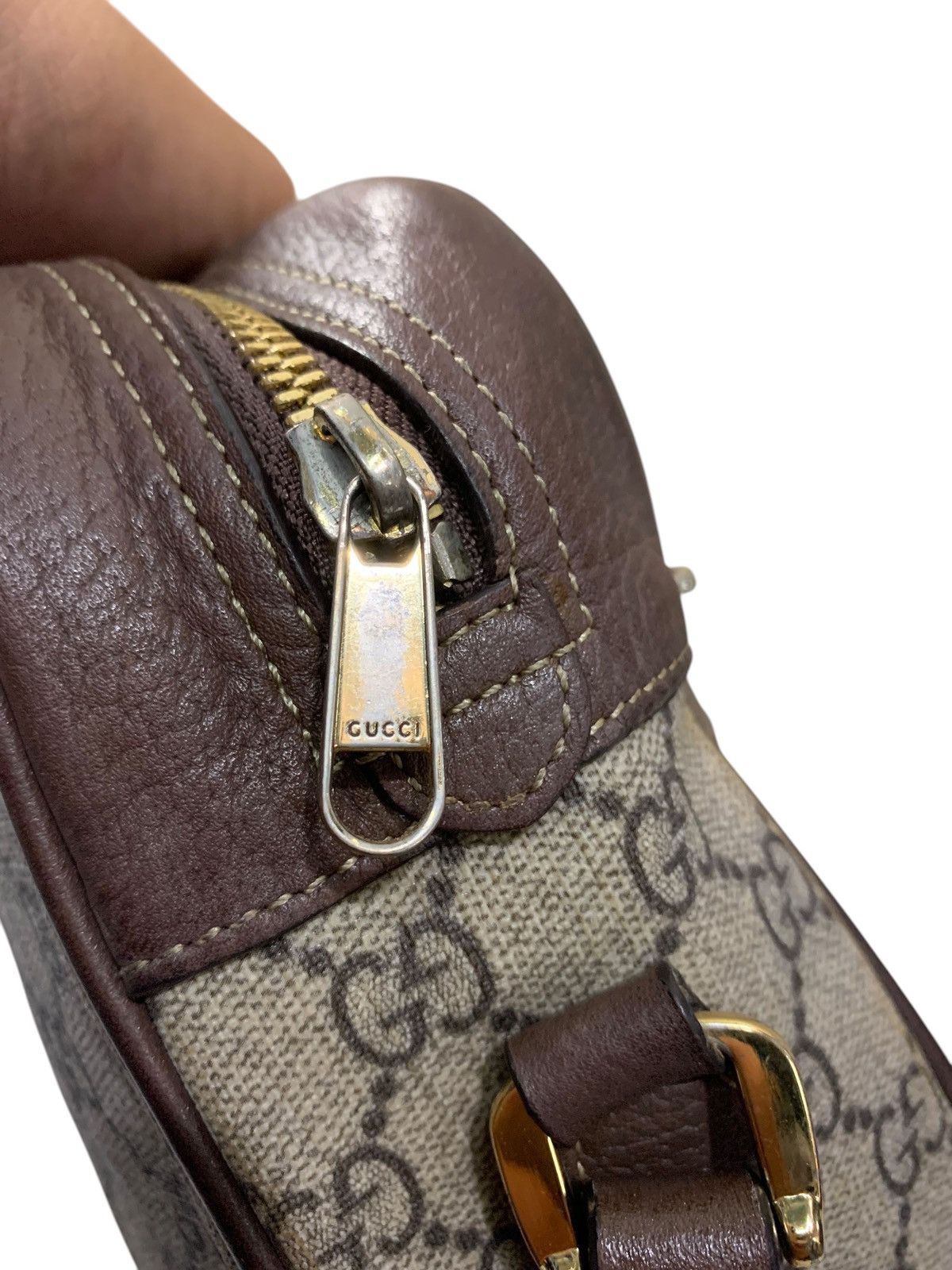 Gucci 🔥VTG GUCCI GG MONOGRAM OPHIDIA SLING BAG Size ONE SIZE - 6 Thumbnail