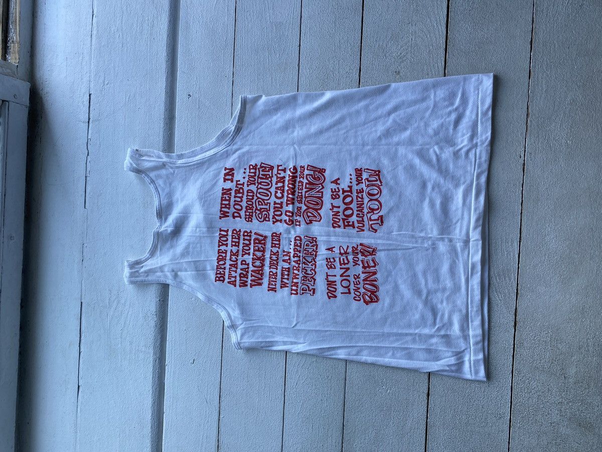 Other 🔗90s humor tank top NATIONAL CONDOM WEEK Joke shirt mens Size US M / EU 48-50 / 2 - 12 Thumbnail