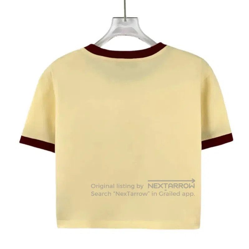 Miu Miu Miu Miu Yellow Cotton T-Shirt for Women . Size S / US 4 / IT 40 - 2 Thumbnail