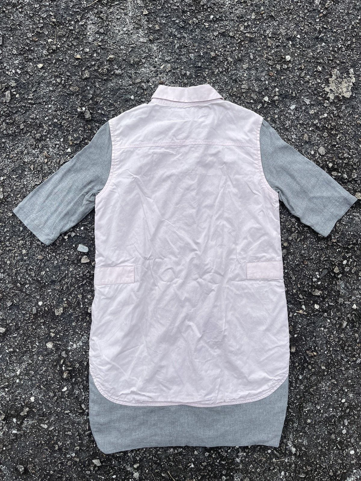 Maison Margiela Maison Margiela MM6 Oversized Oxford Shirt in Pink Size M / US 6-8 / IT 42-44 - 2 Thumbnail