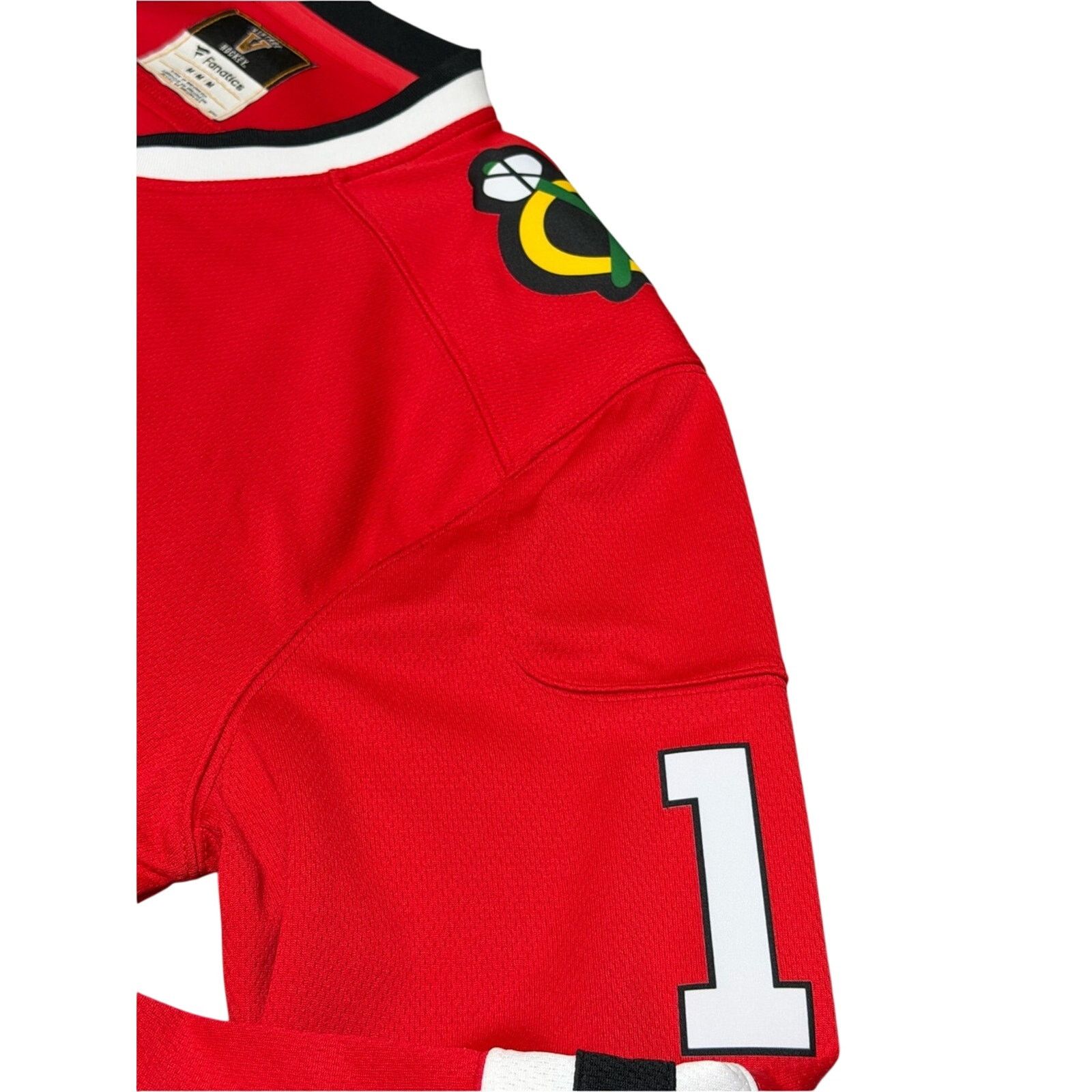 NHL Fanatics Eddie Olczyk Red Chicago Blackhawks Premier Retired Size US M / EU 48-50 / 2 - 5 Thumbnail