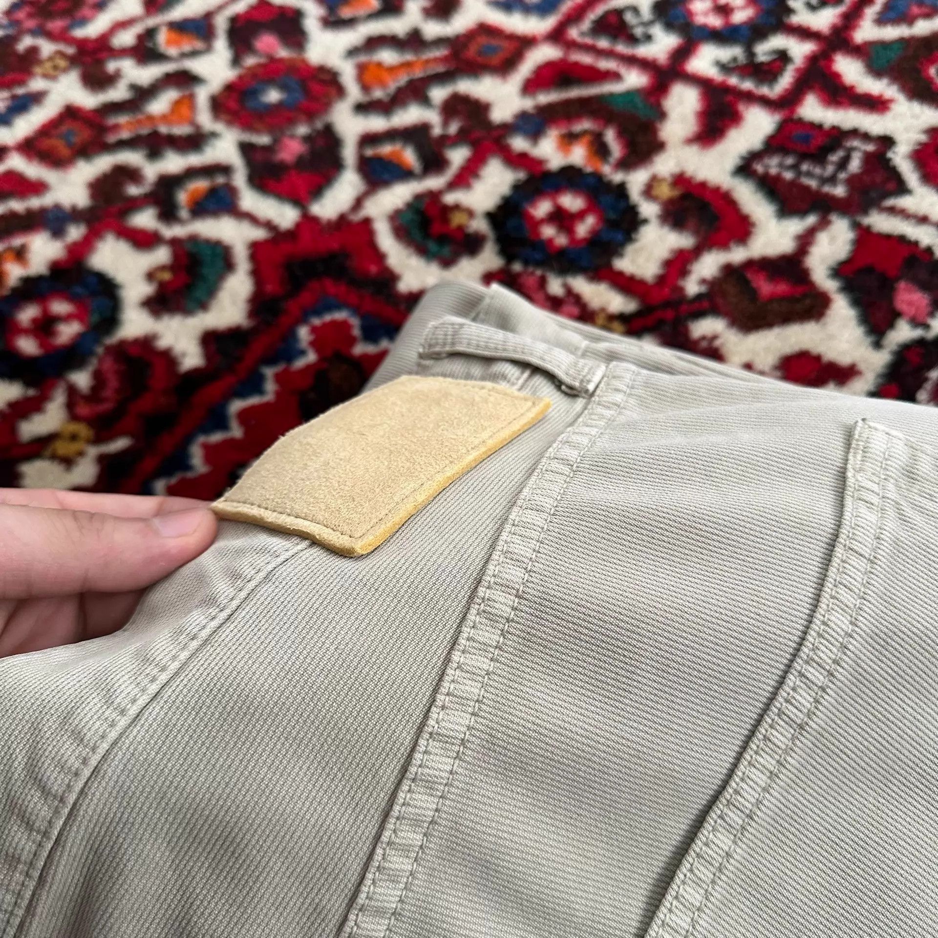 Visvim VISVIM 24SS FLUXUS 01 DMGD BEIGE 4 DRY PIQUE Pants Size US 36 / EU 52 - 8 Thumbnail
