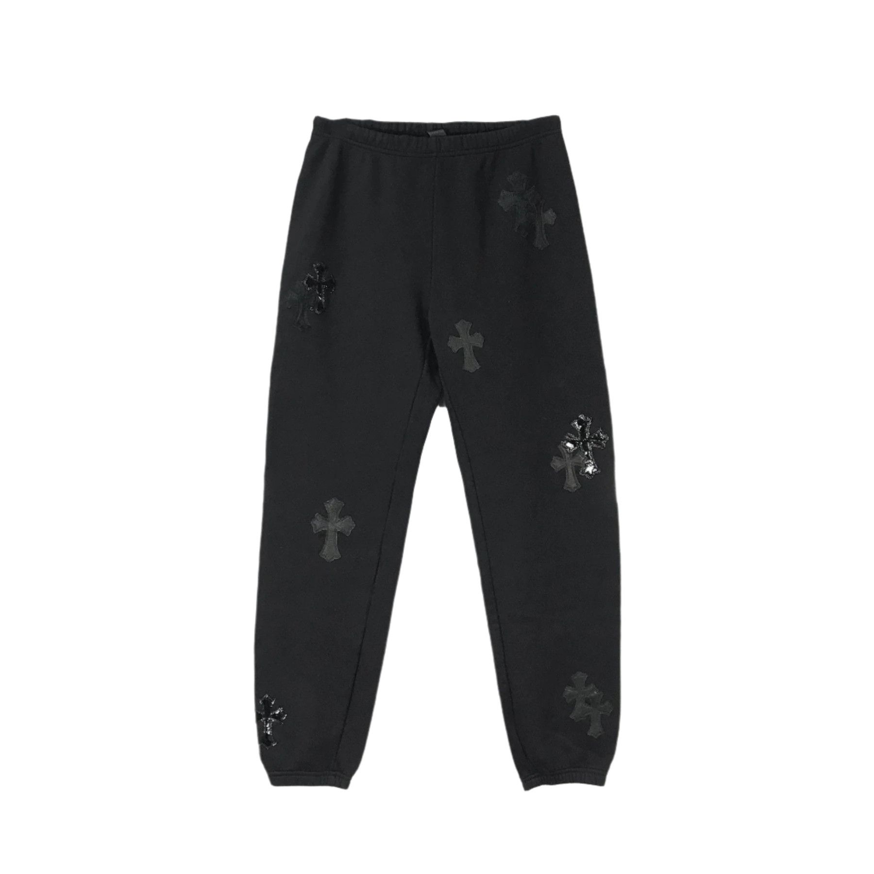 Chrome Hearts Chrome Hearts Patent Leather Cross Sweatpants Size 29" - 1 Thumbnail