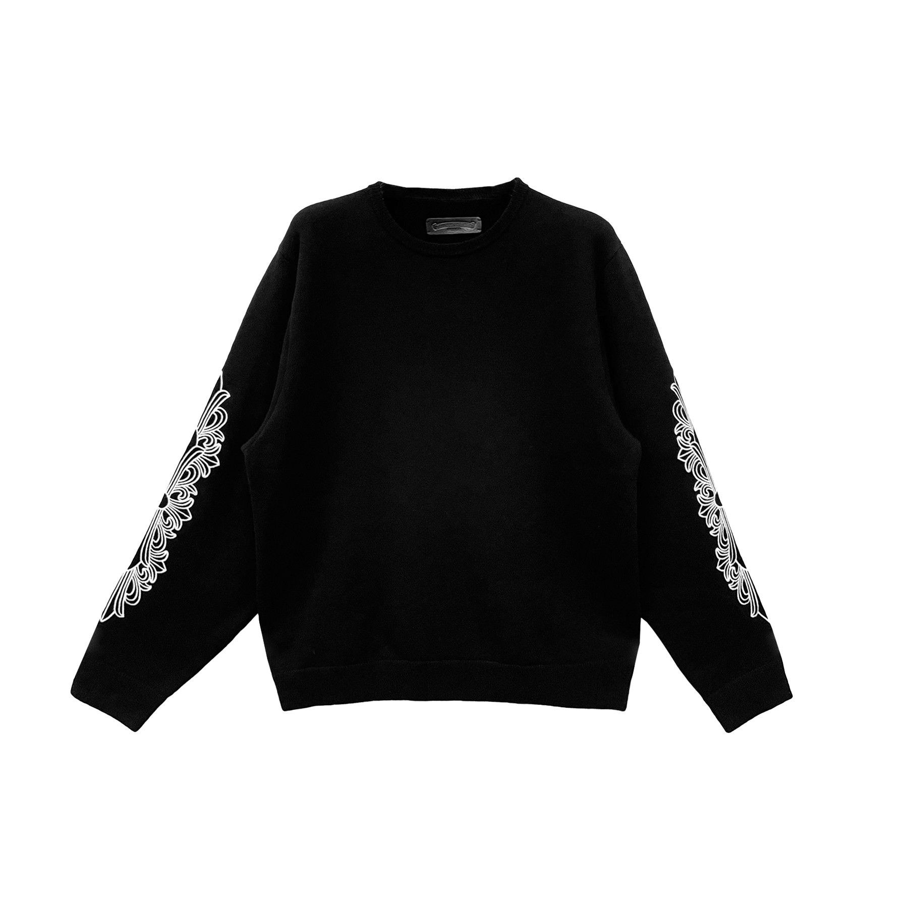 Chrome Hearts Chrome Hearts Cashmere Embroidered Floral Sleeve Sweater Size US XL / EU 56 / 4 - 1 Thumbnail