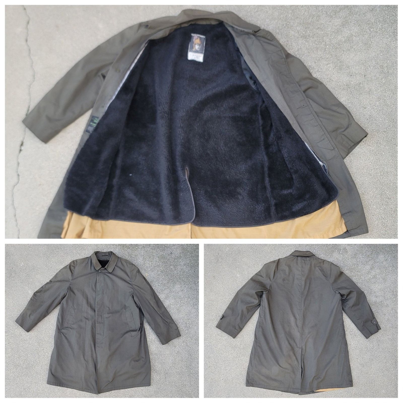 The Unbranded Brand Vtg Alligator Stormwind Military Green Trench Coat Size US L / EU 52-54 / 3 - 1 Thumbnail
